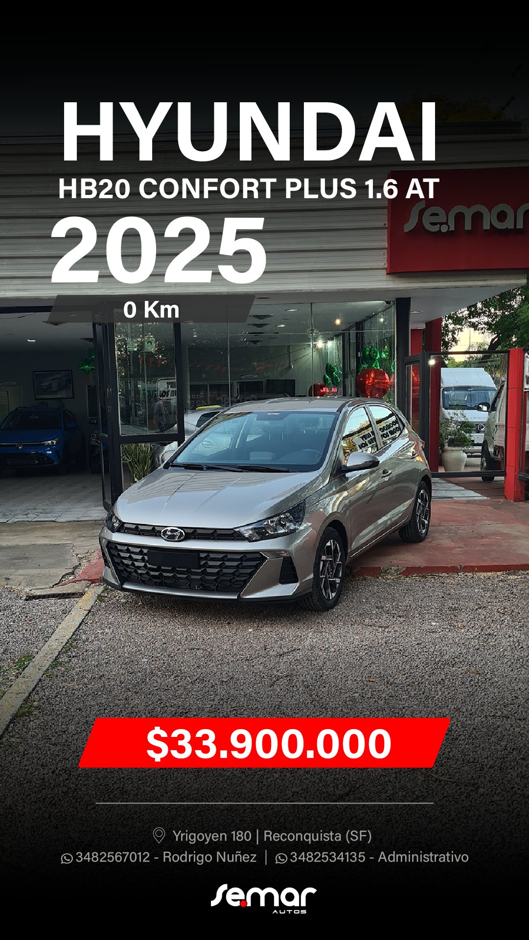 Miniatura 3 de HYUNDAI HB20 COMFORT PLUS 1.6 2025