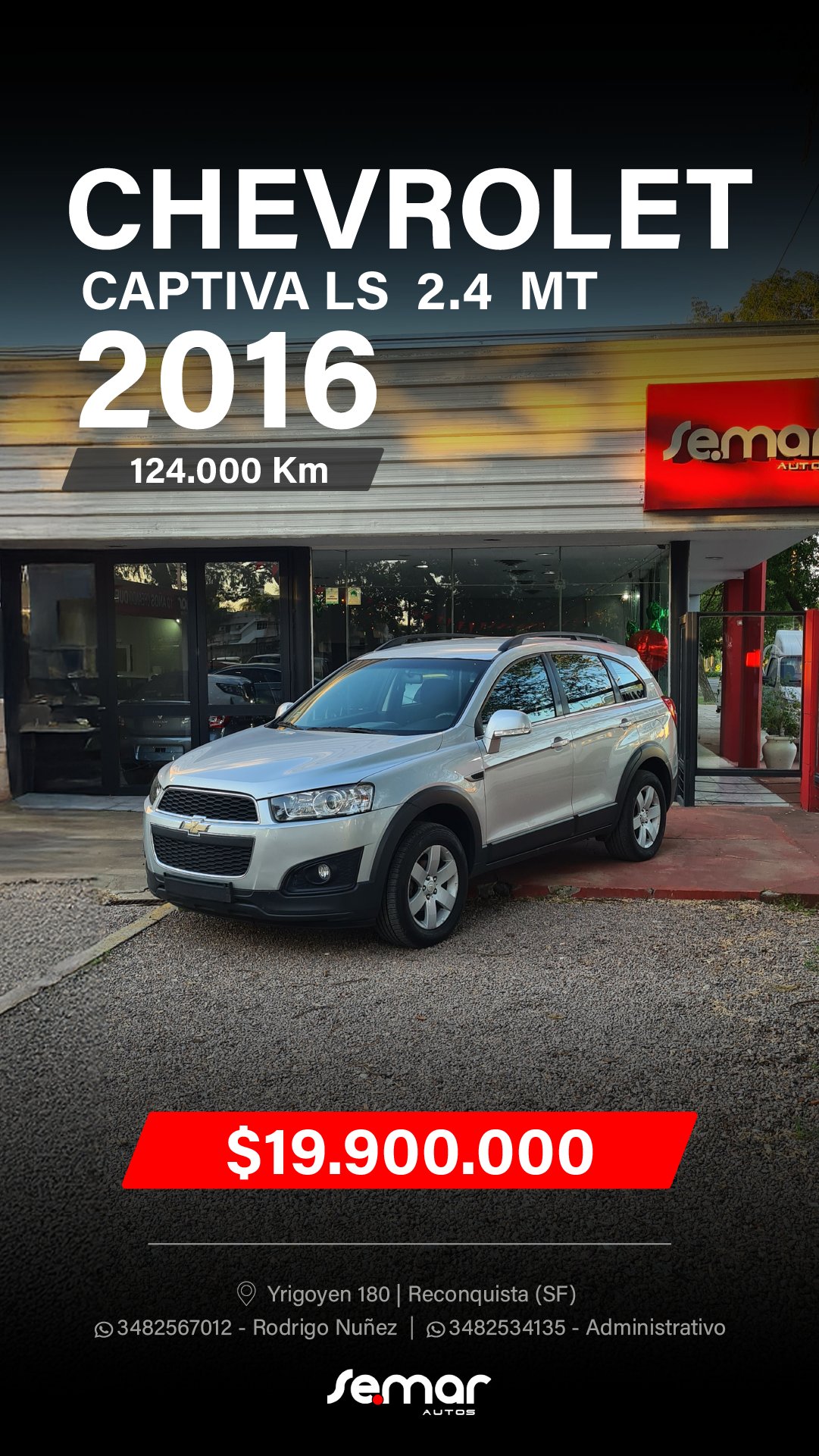 Miniatura 3 de CHEVROLET CAPTIVA LS 2.4 2016