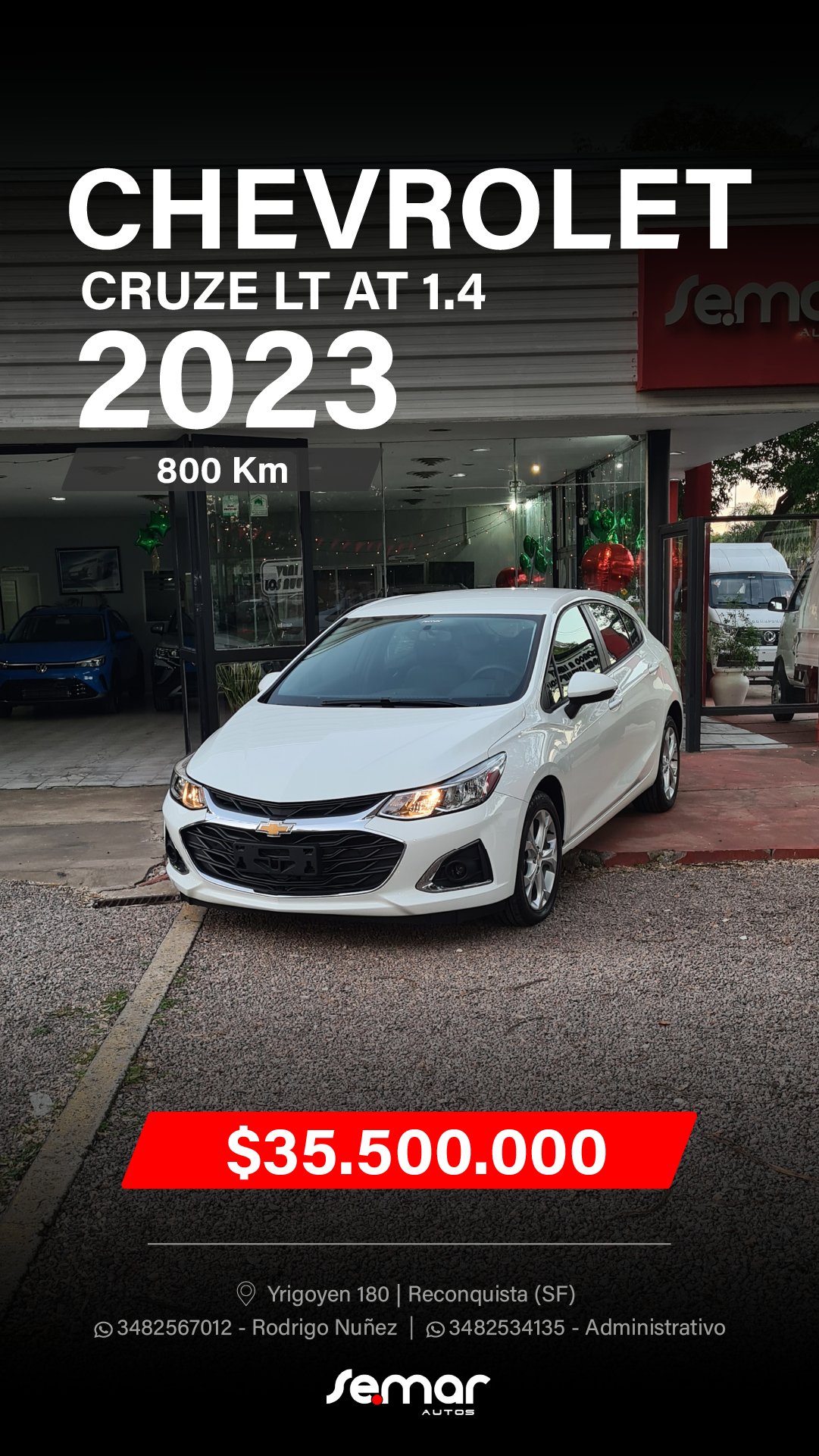 Miniatura 3 de CHEVROLET CRUZE LT 1.4 2023