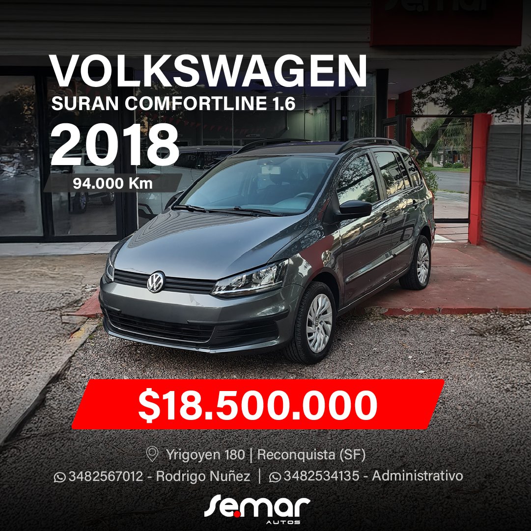 VOLKSWAGEN SURAN COMFORTLINE 1.6