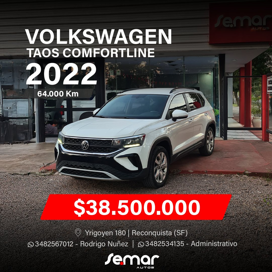 VOLKSWAGEN TAOS COMFORTLINE