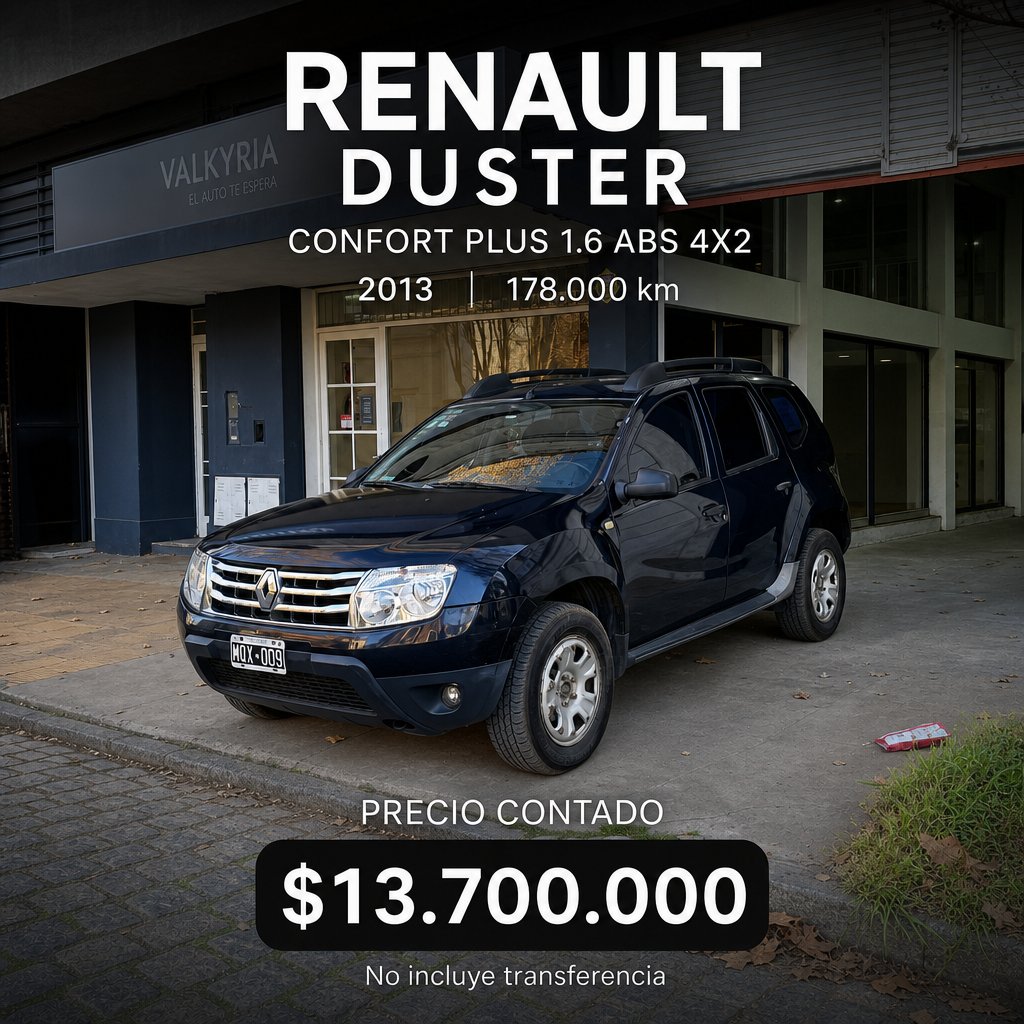 RENAULT DUSTER CONFORT PLUS 1.6 ABS 4X2