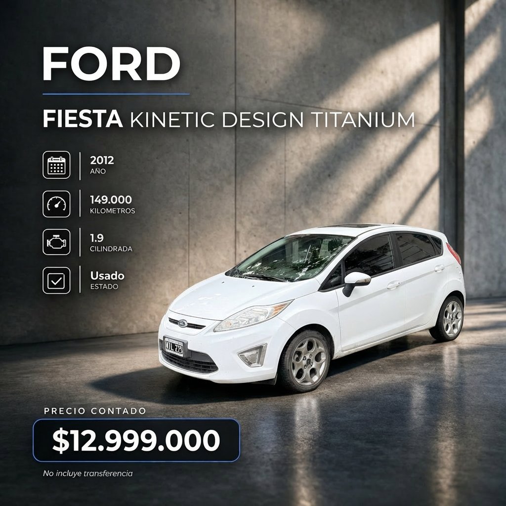 FORD FIESTA KINETIC DESIGN TITANIUM