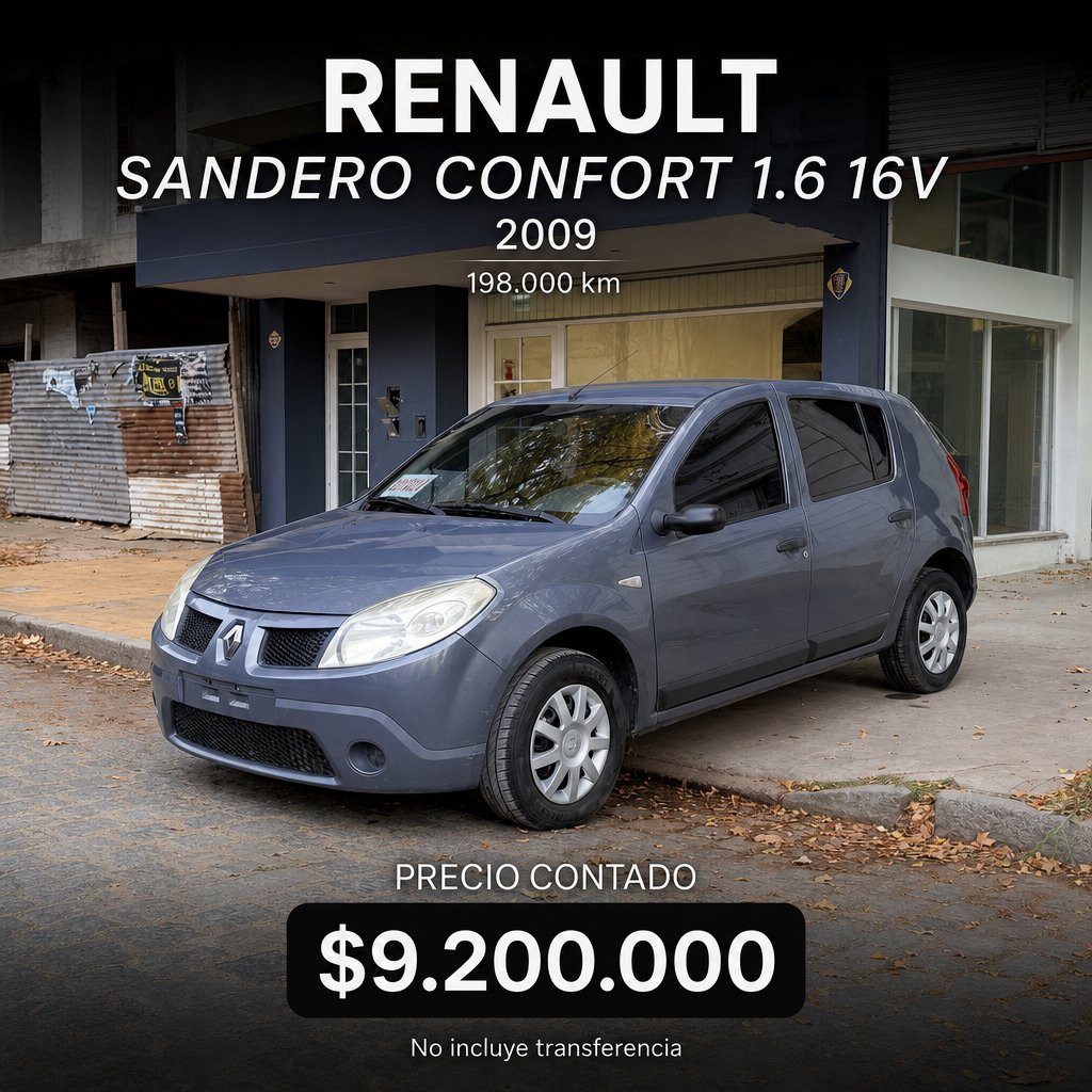 RENAULT SANDERO CONFORT 1.6 16V