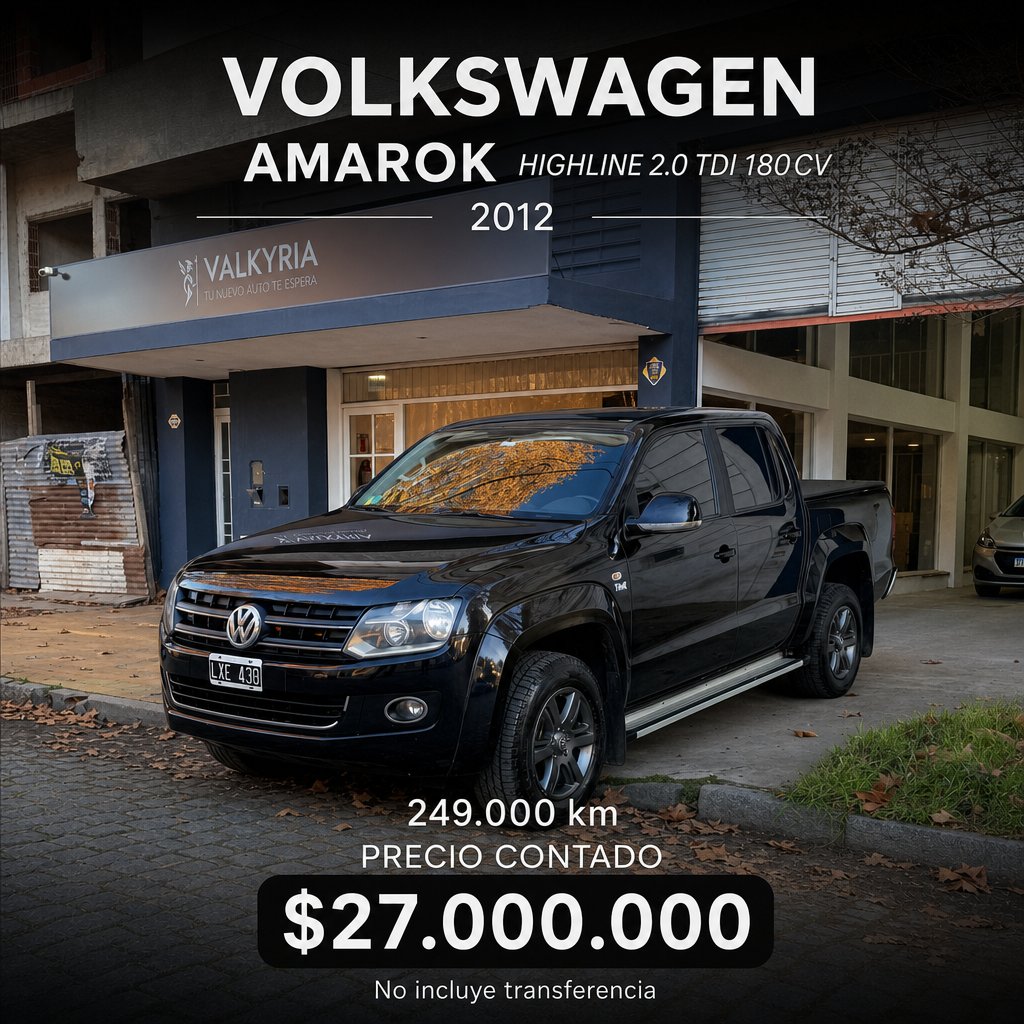 VOLKSWAGEN AMAROK HIGHLINE 2.0 TDI 180CV