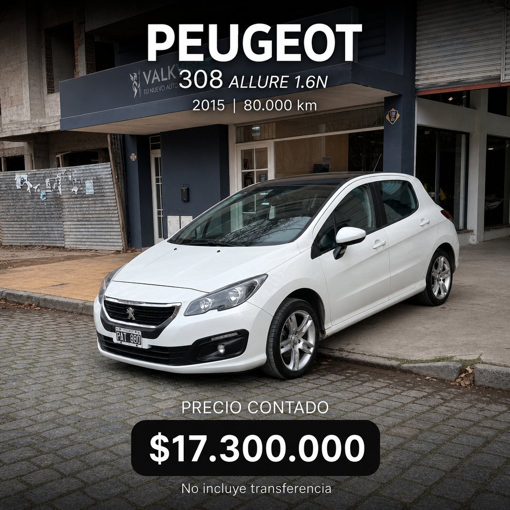 PEUGEOT 308 ALLURE 1.6N