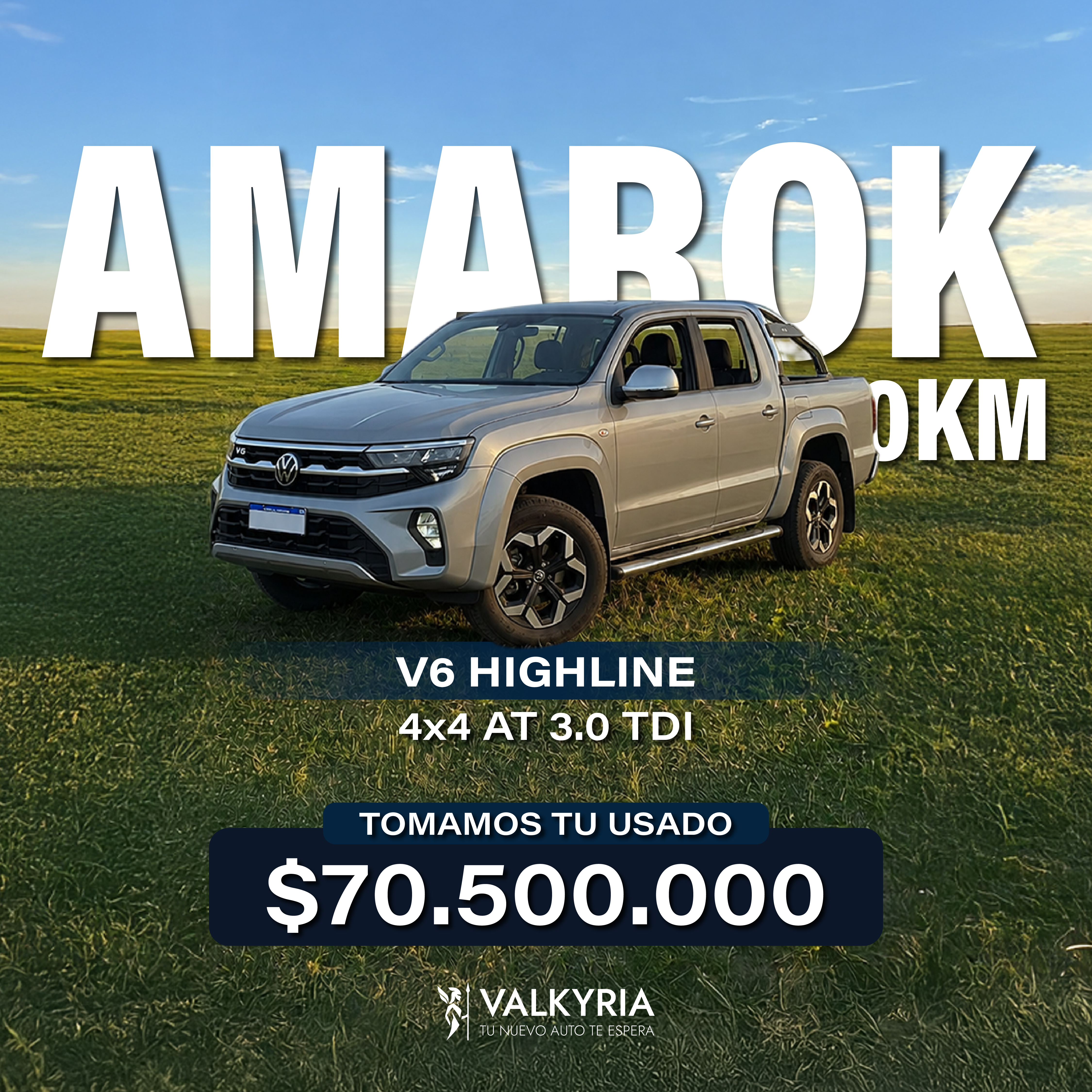 VOLKSWAGEN AMAROK V6 HIGHLINE 3.0 TDI 4X4 AT