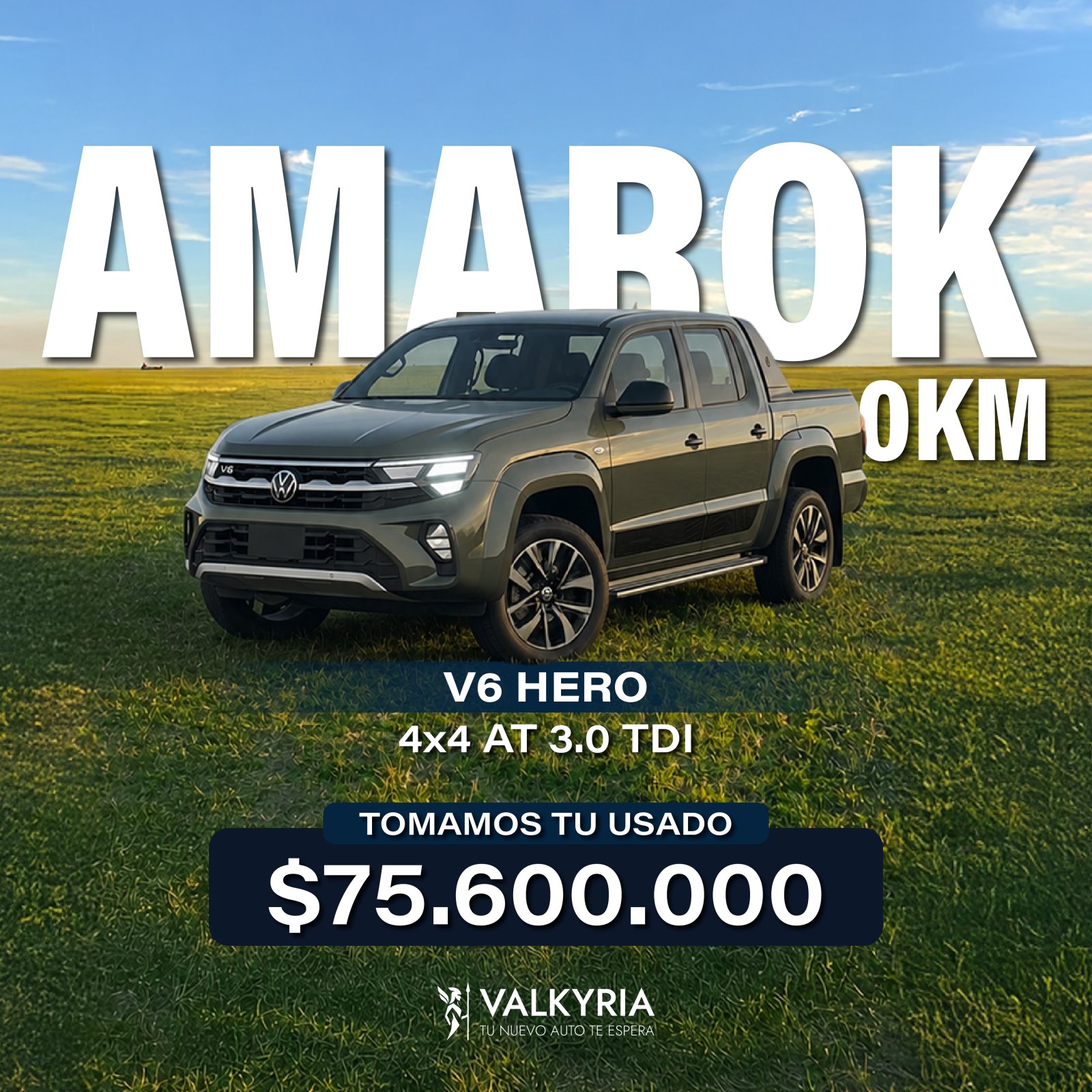 Miniatura 2 de VOLKSWAGEN AMAROK V6 HERO 2026