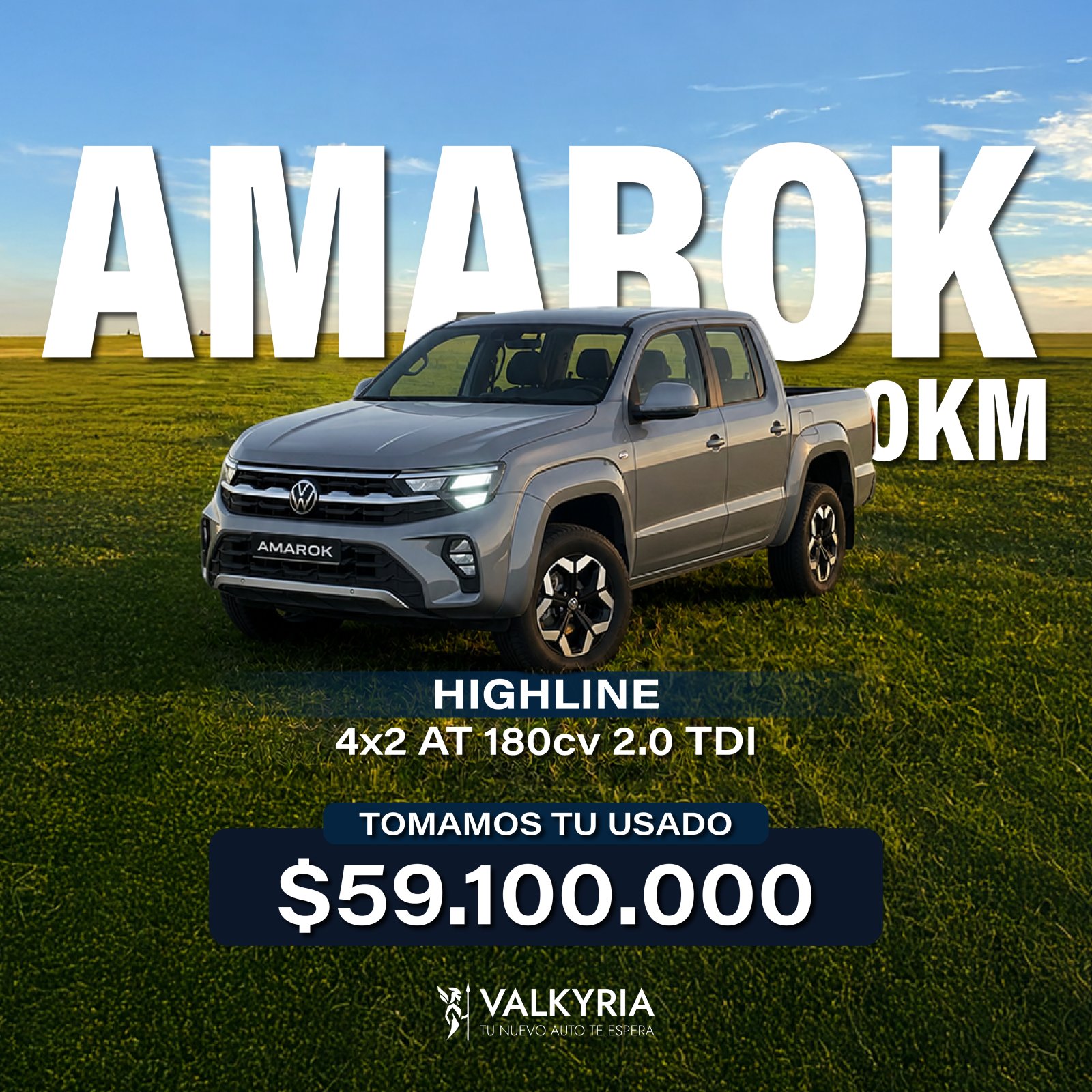 Miniatura 2 de VOLKSWAGEN AMAROK HIGHLINE 2.0 TDI 180CV 4X2 AT 2026
