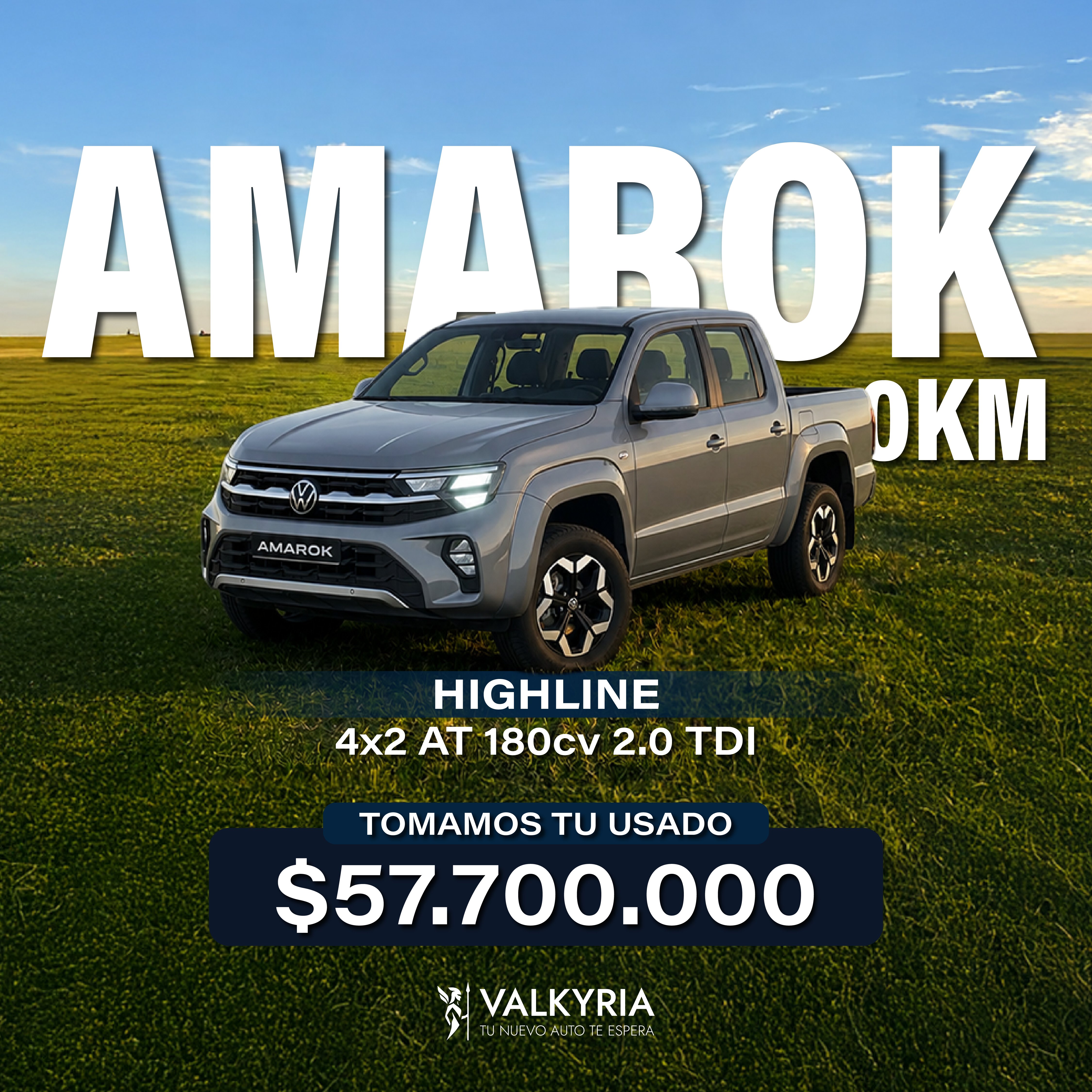 VOLKSWAGEN AMAROK HIGHLINE 2.0 TDI 180CV 4X2 AT