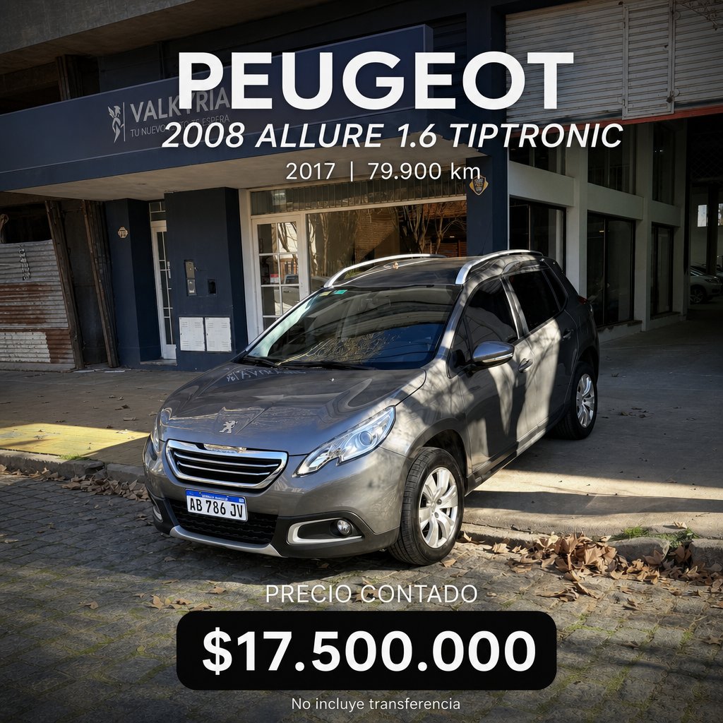 PEUGEOT 2008 ALLURE 1.6 TIPTRONIC