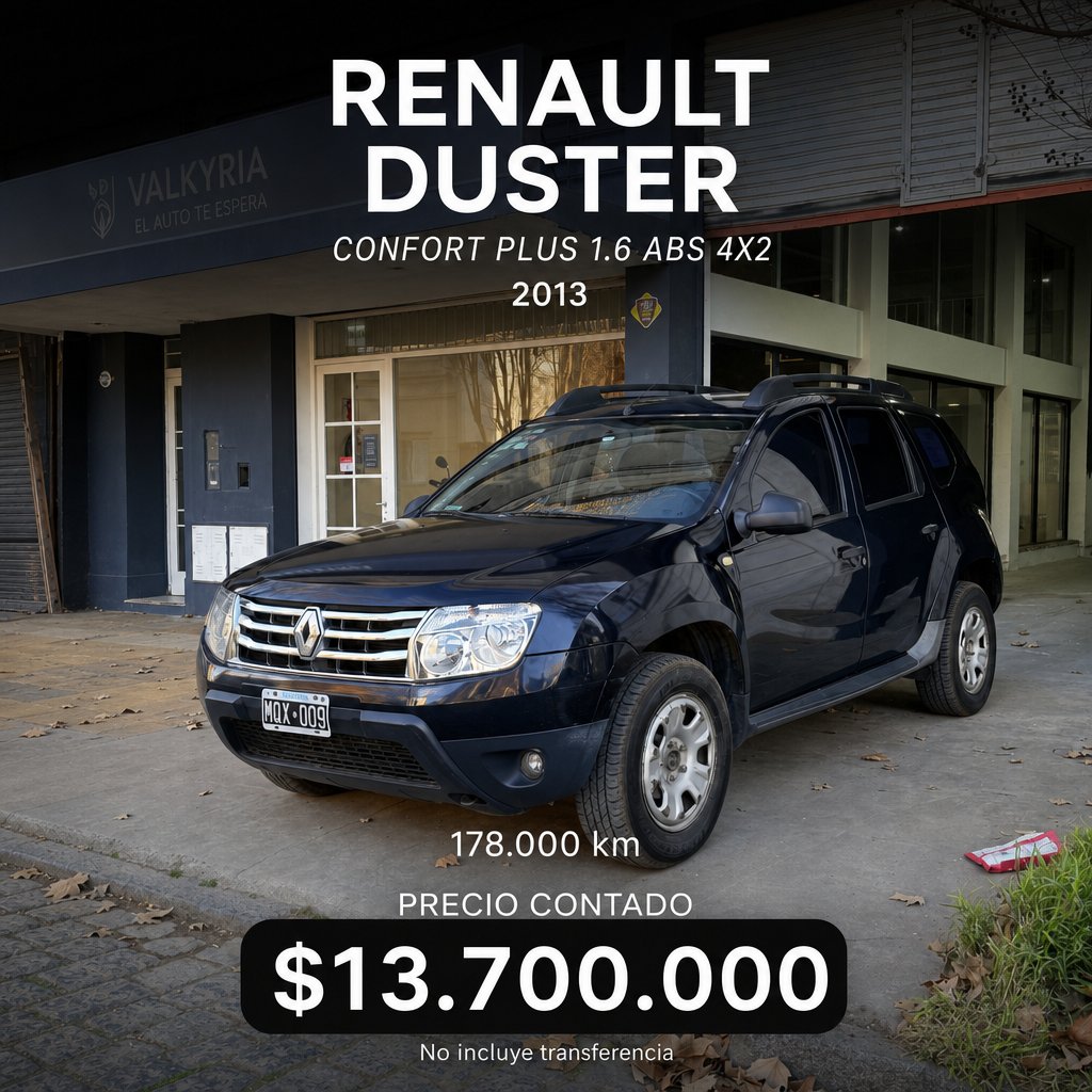 RENAULT DUSTER CONFORT PLUS 1.6 ABS 4X2