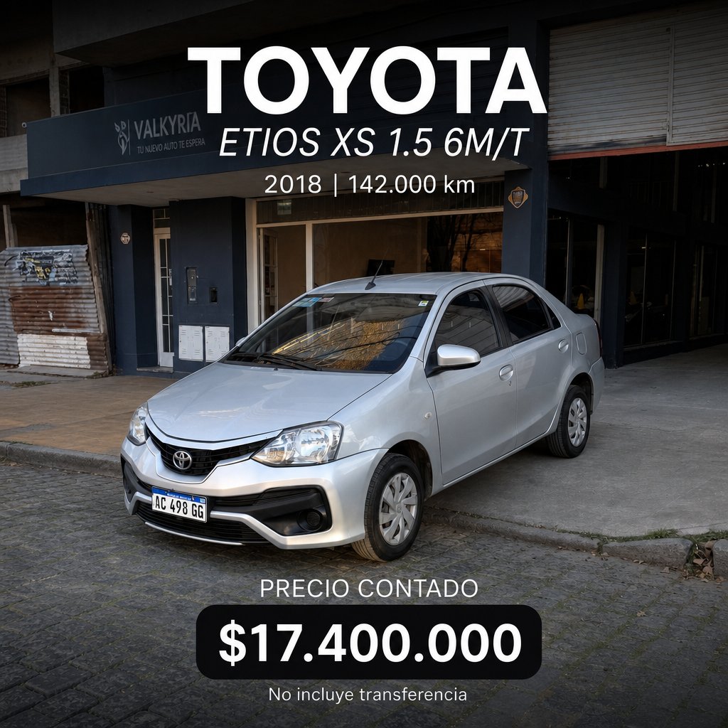 TOYOTA ETIOS XS 1.5 6M/T