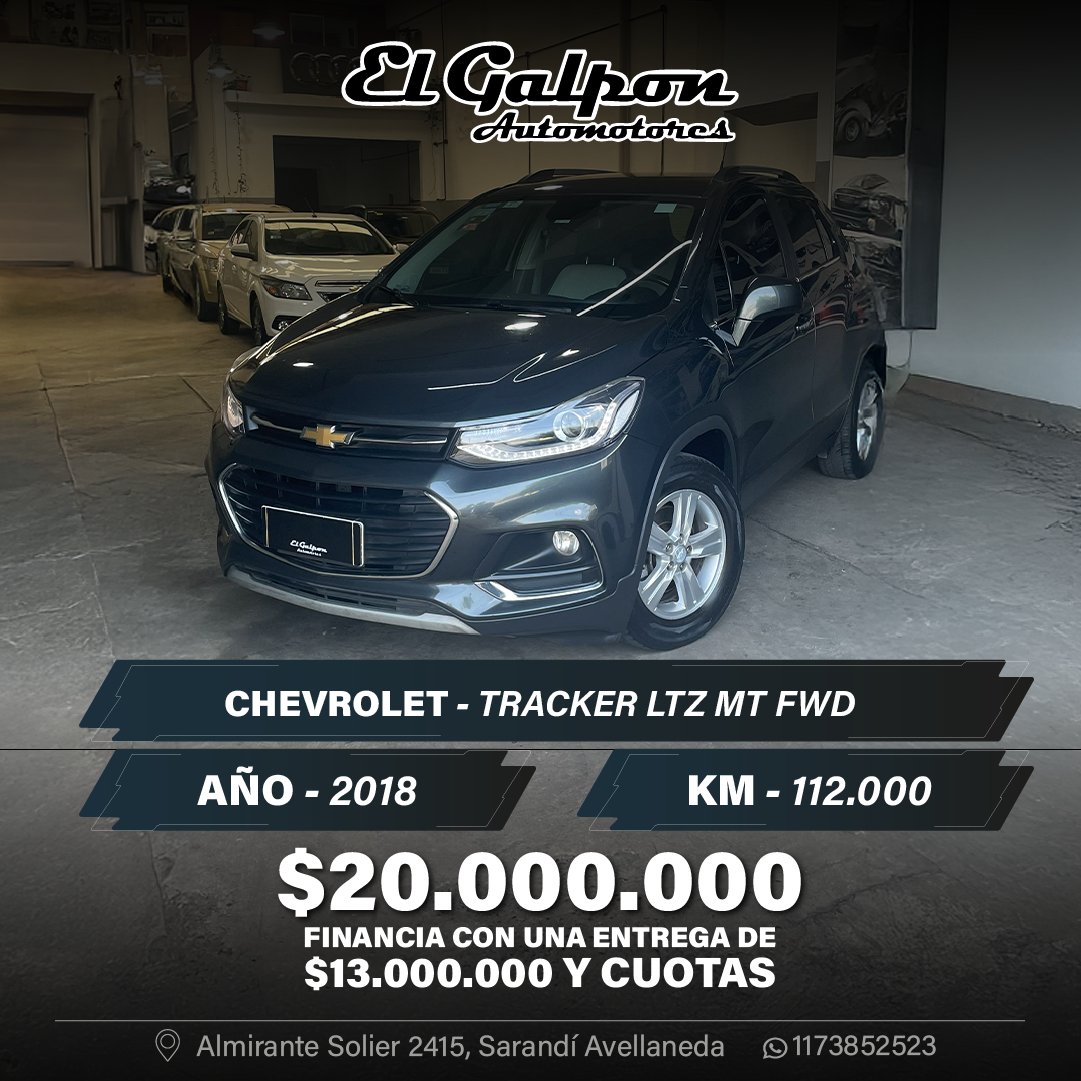 CHEVROLET TRACKER LTZ MT FWD