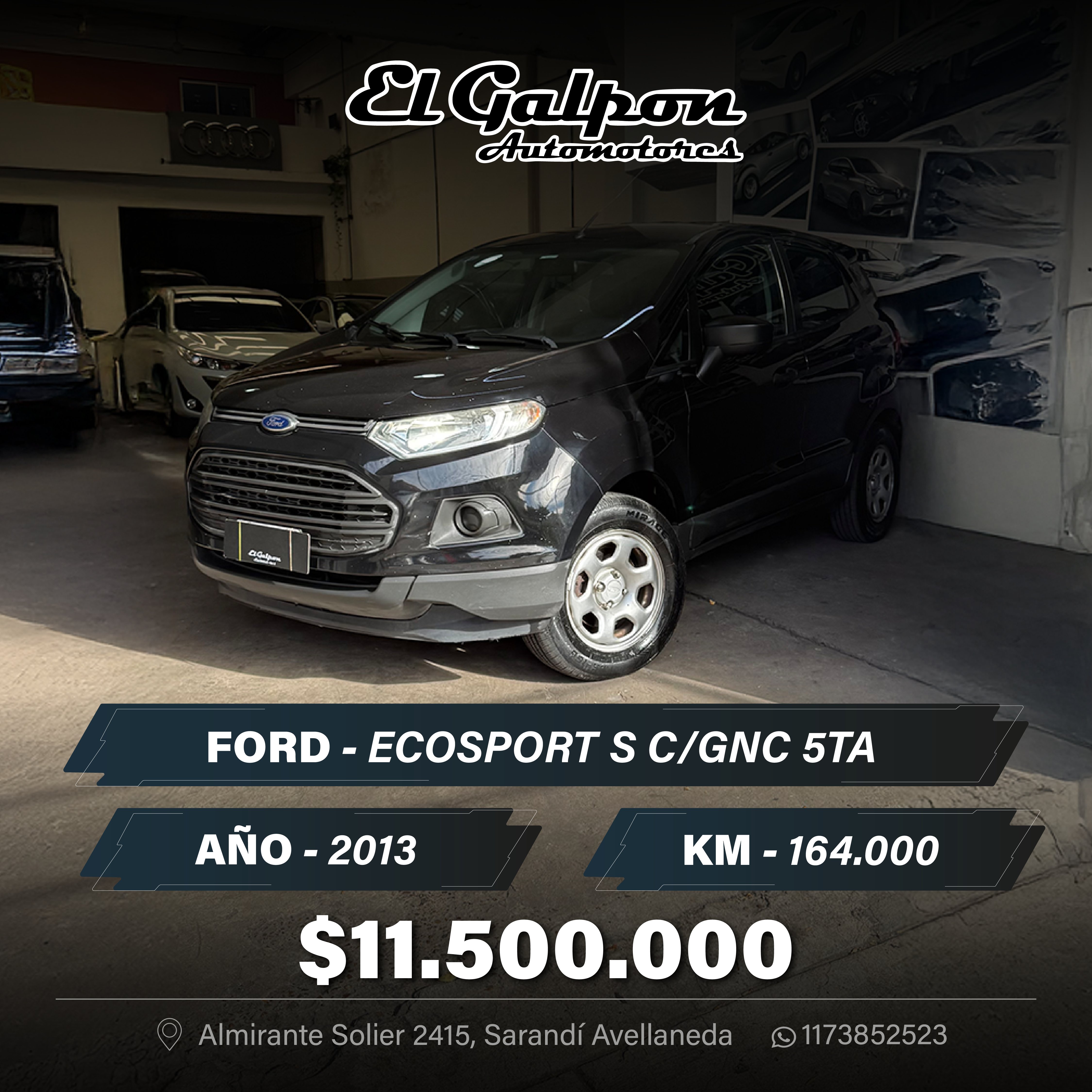 FORD ECOSPORT S C/GNC 5TA