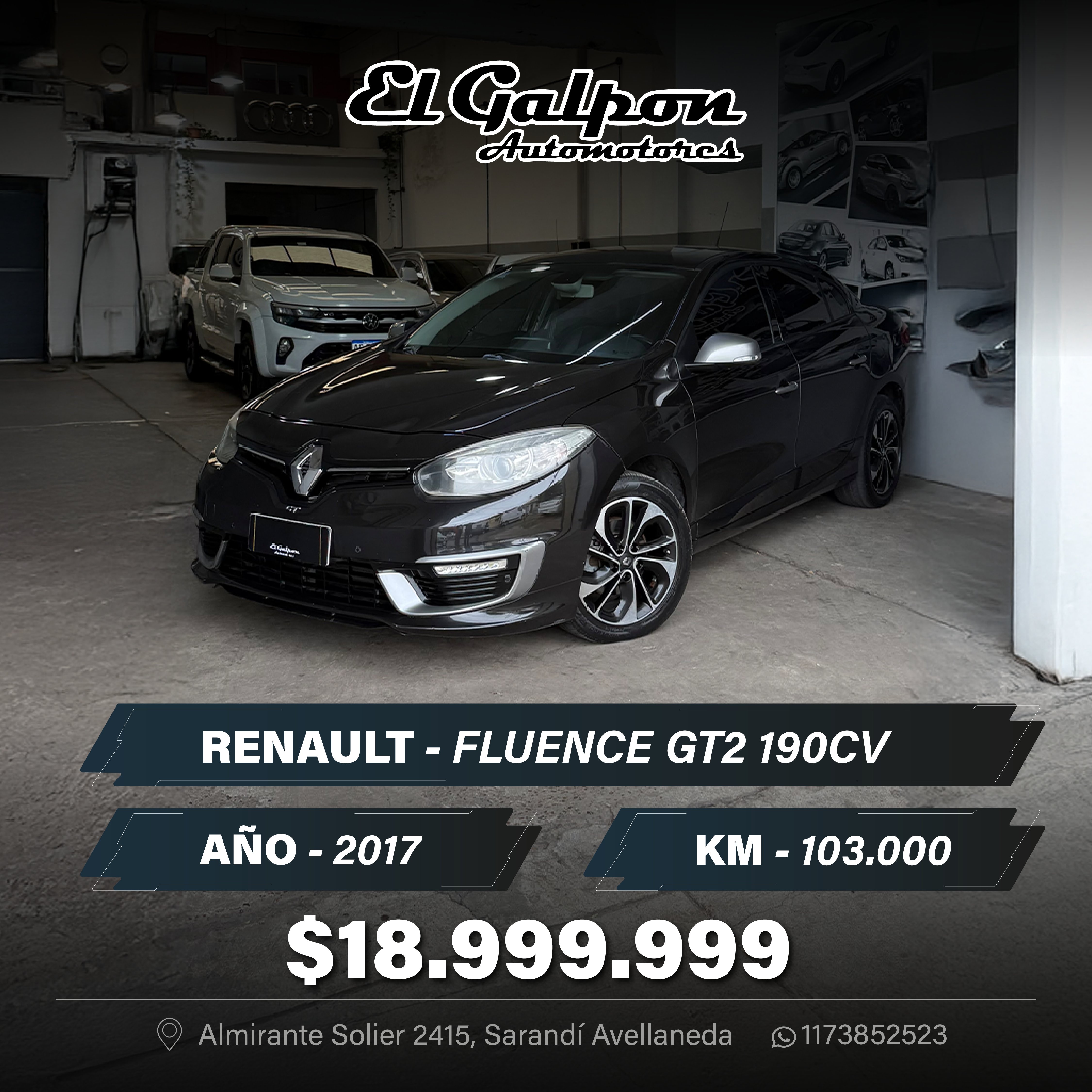 RENAULT FLUENCE GT2 190CV