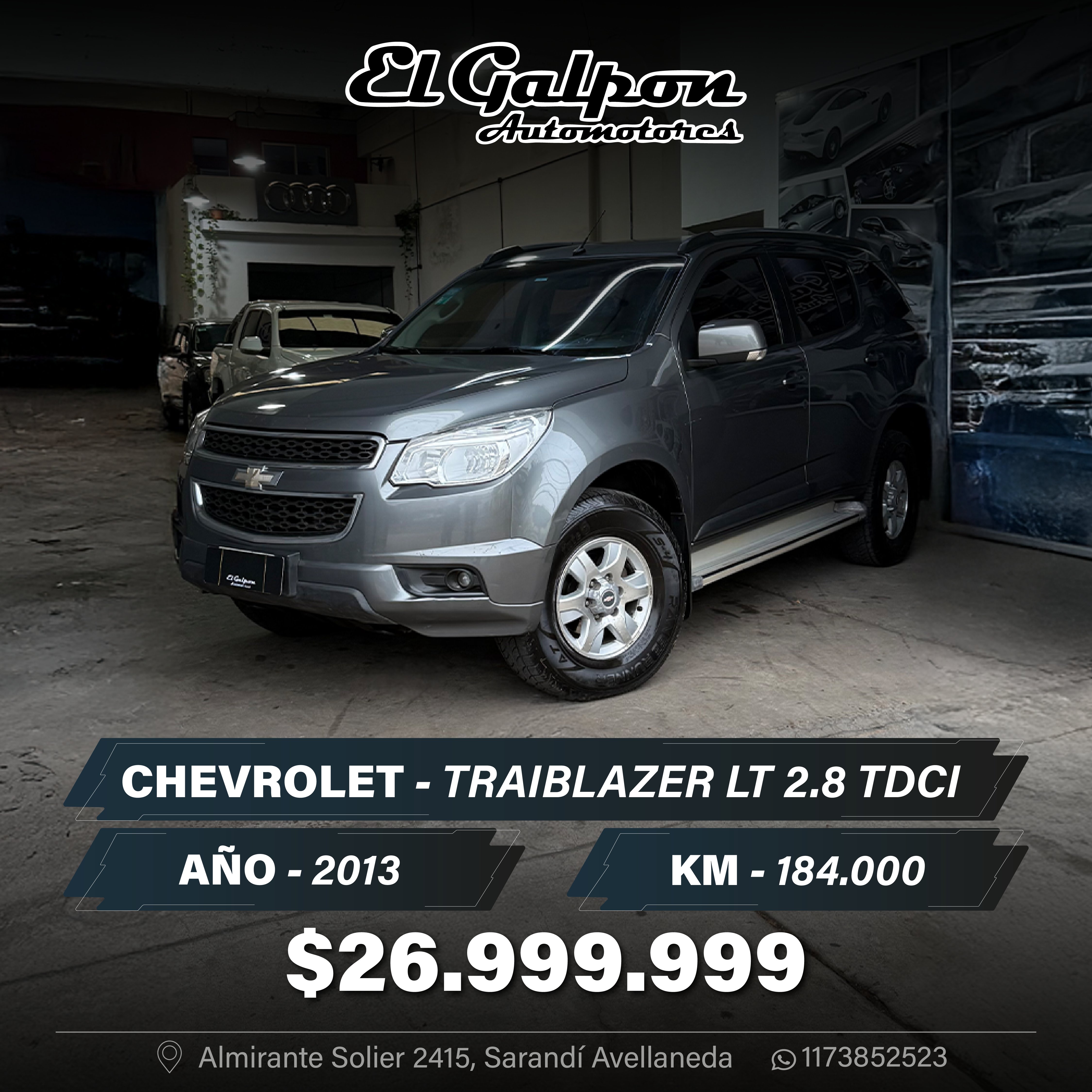 CHEVROLET TRAILBLAZER LT 2.8TDCI
