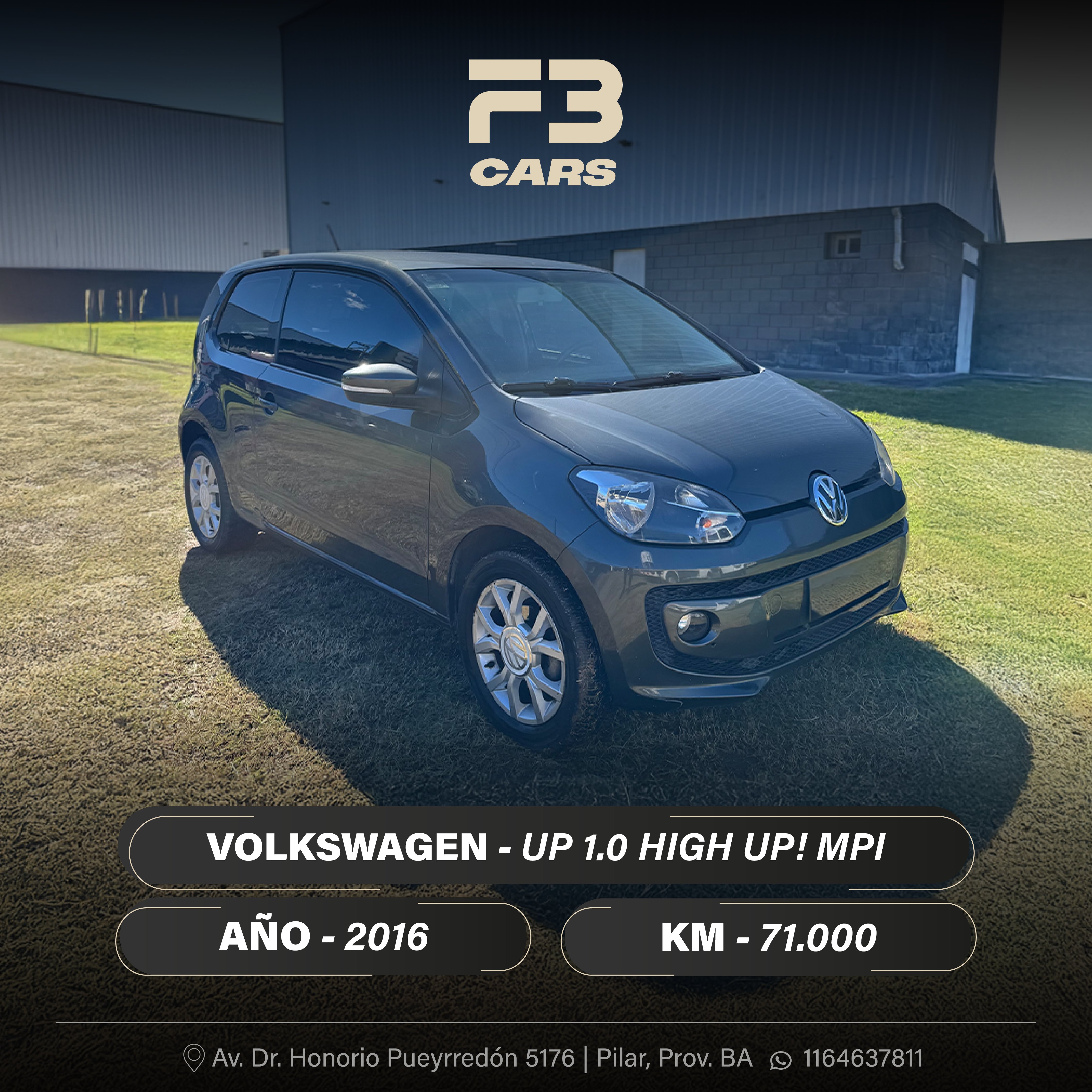 VOLKSWAGEN UP 1.0 HIGH UP! MPI