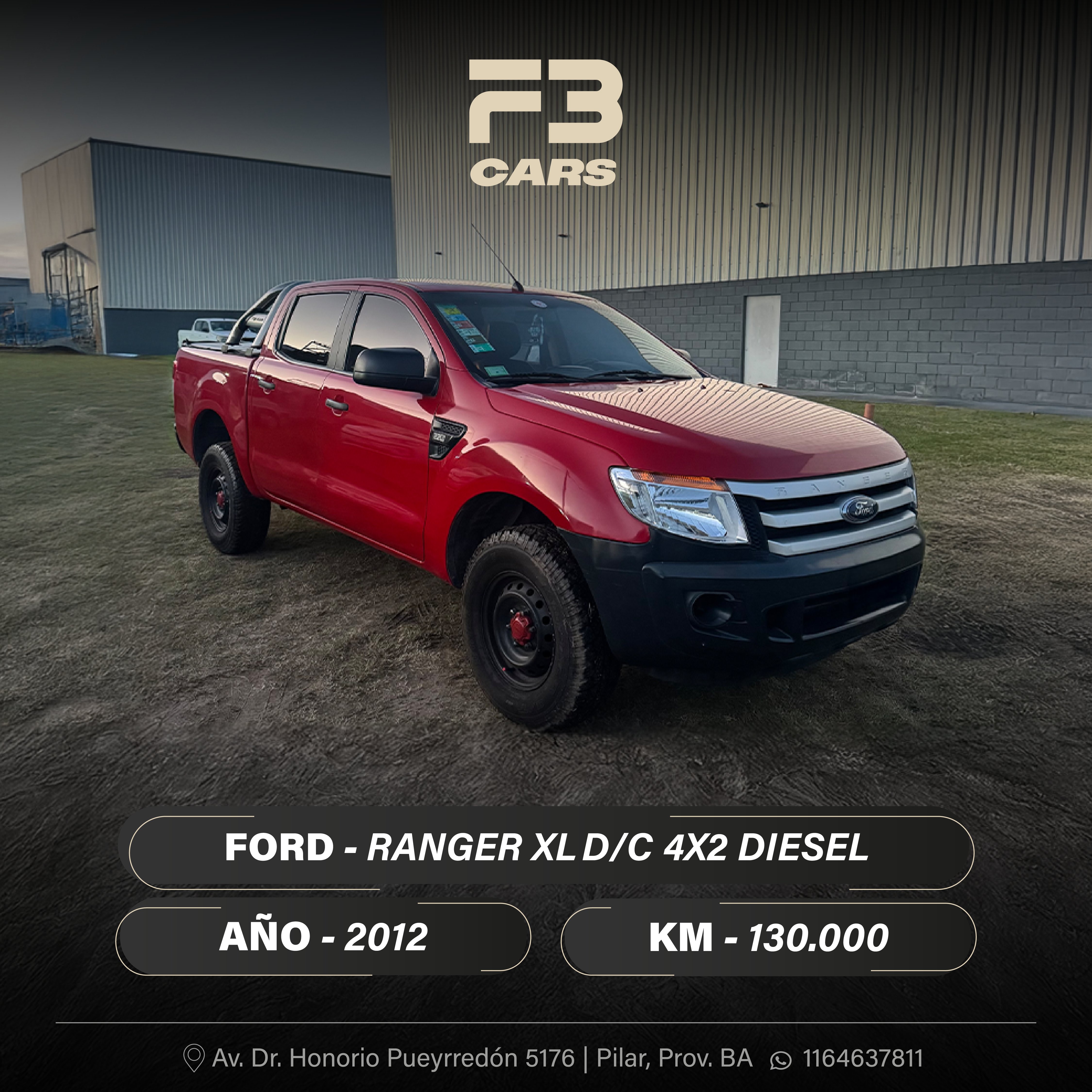 FORD RANGER XL D/C 4X2 (DIÉSEL)