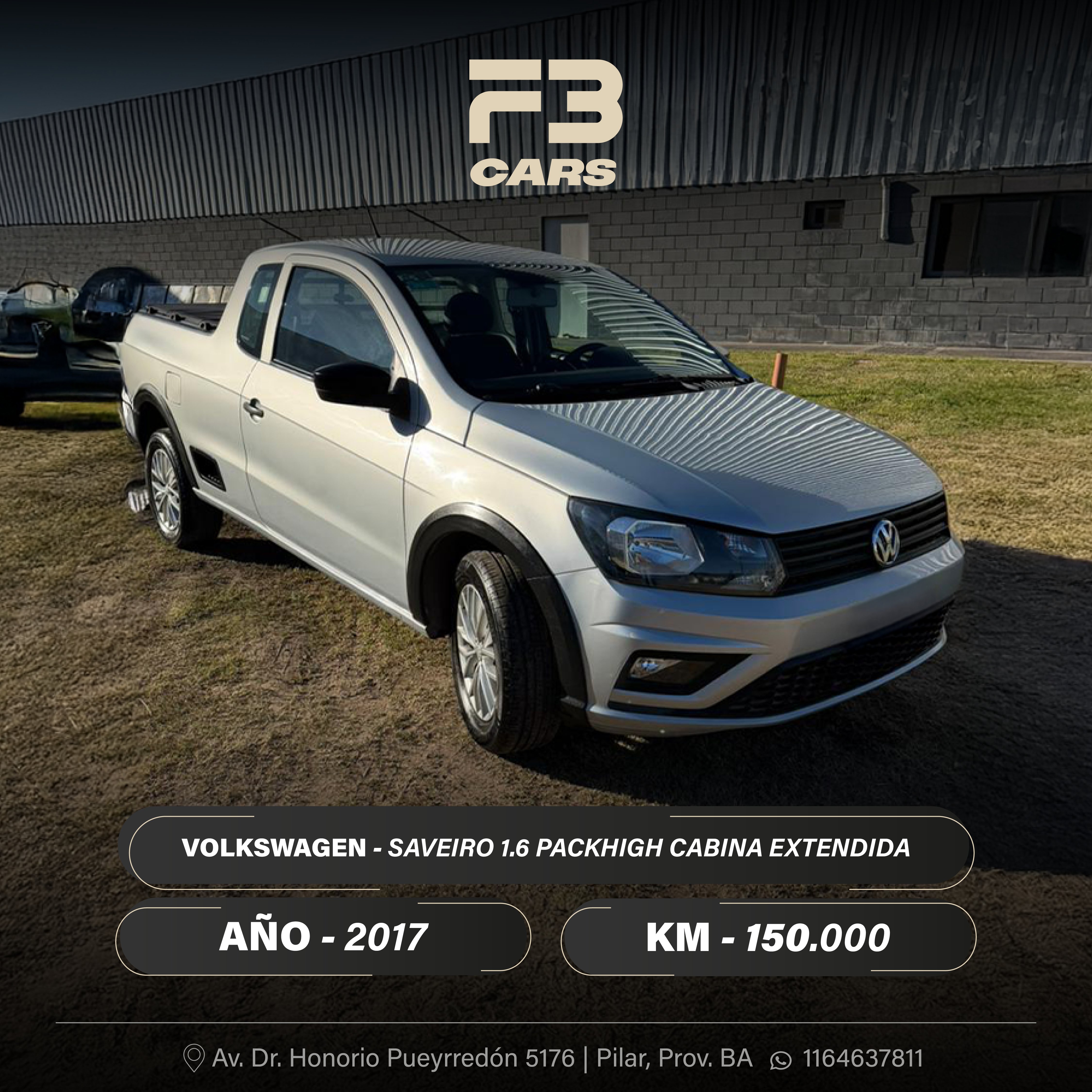 VOLKSWAGEN SAVEIRO 1.6 PACK HIGH CABINA EXTENDIDA