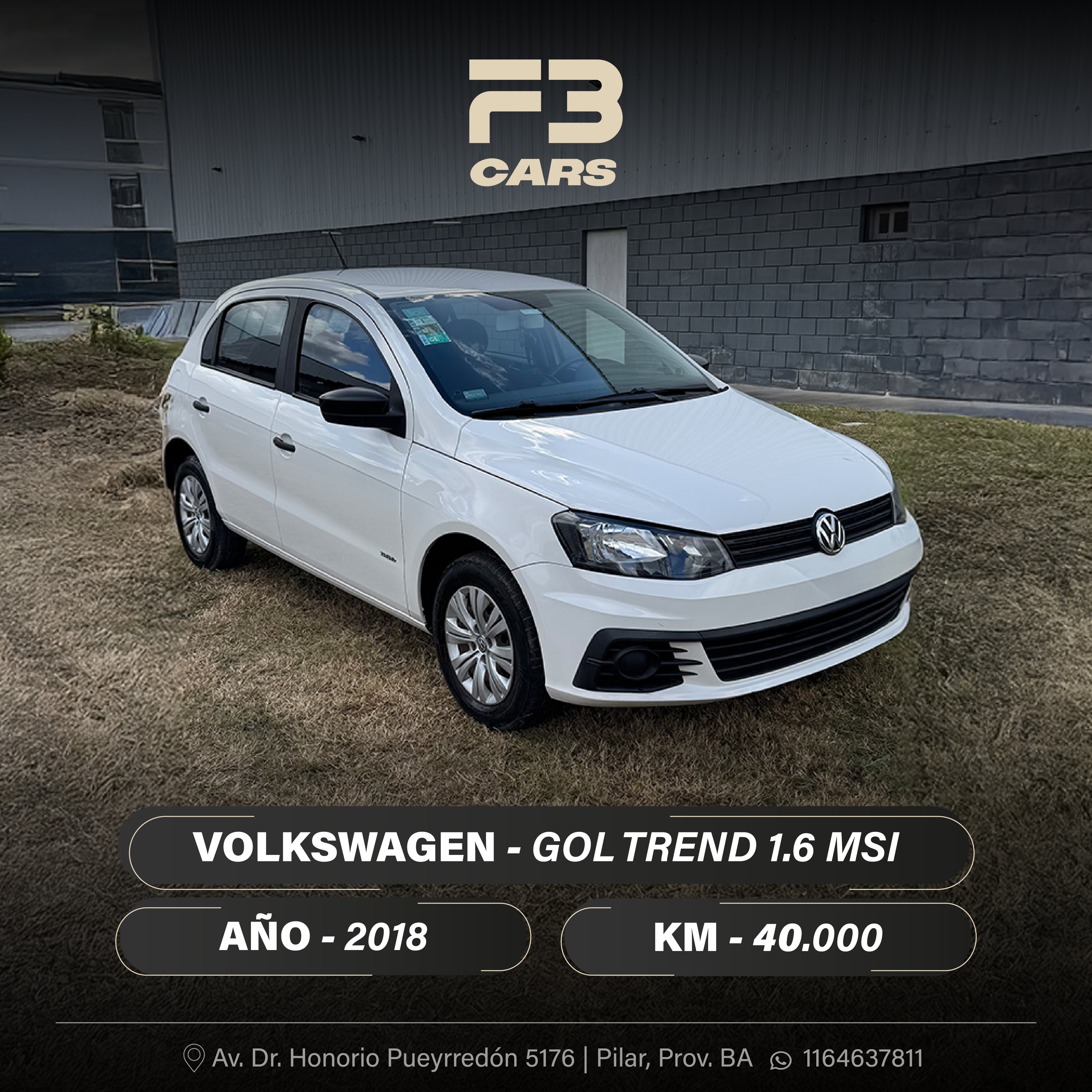 VOLKSWAGEN GOL TREND 1.6 MSI