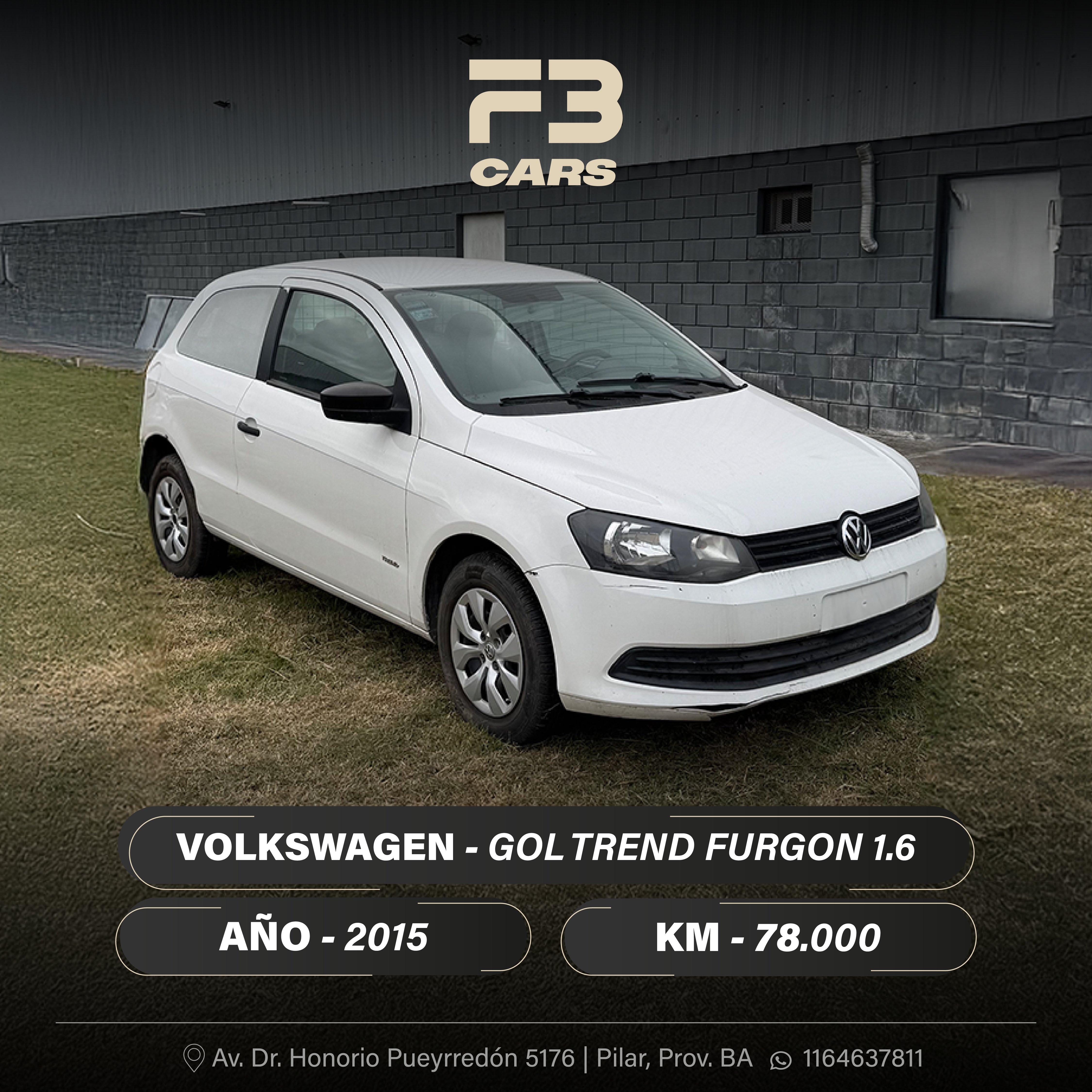 VOLKSWAGEN GOL TREND FURGON 1.6