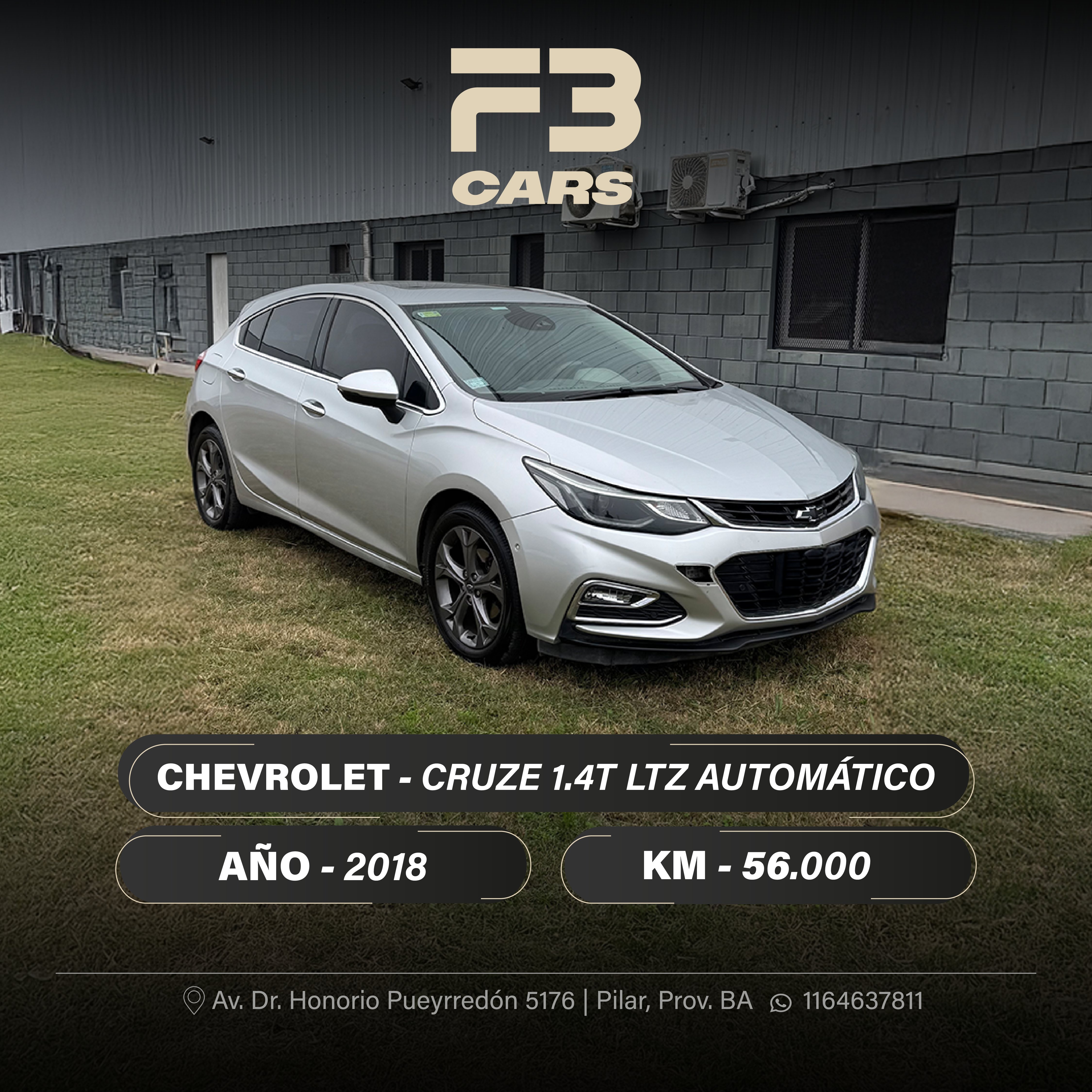 CHEVROLER CRUZE 1.4T LTZ AUTOMÁTICO