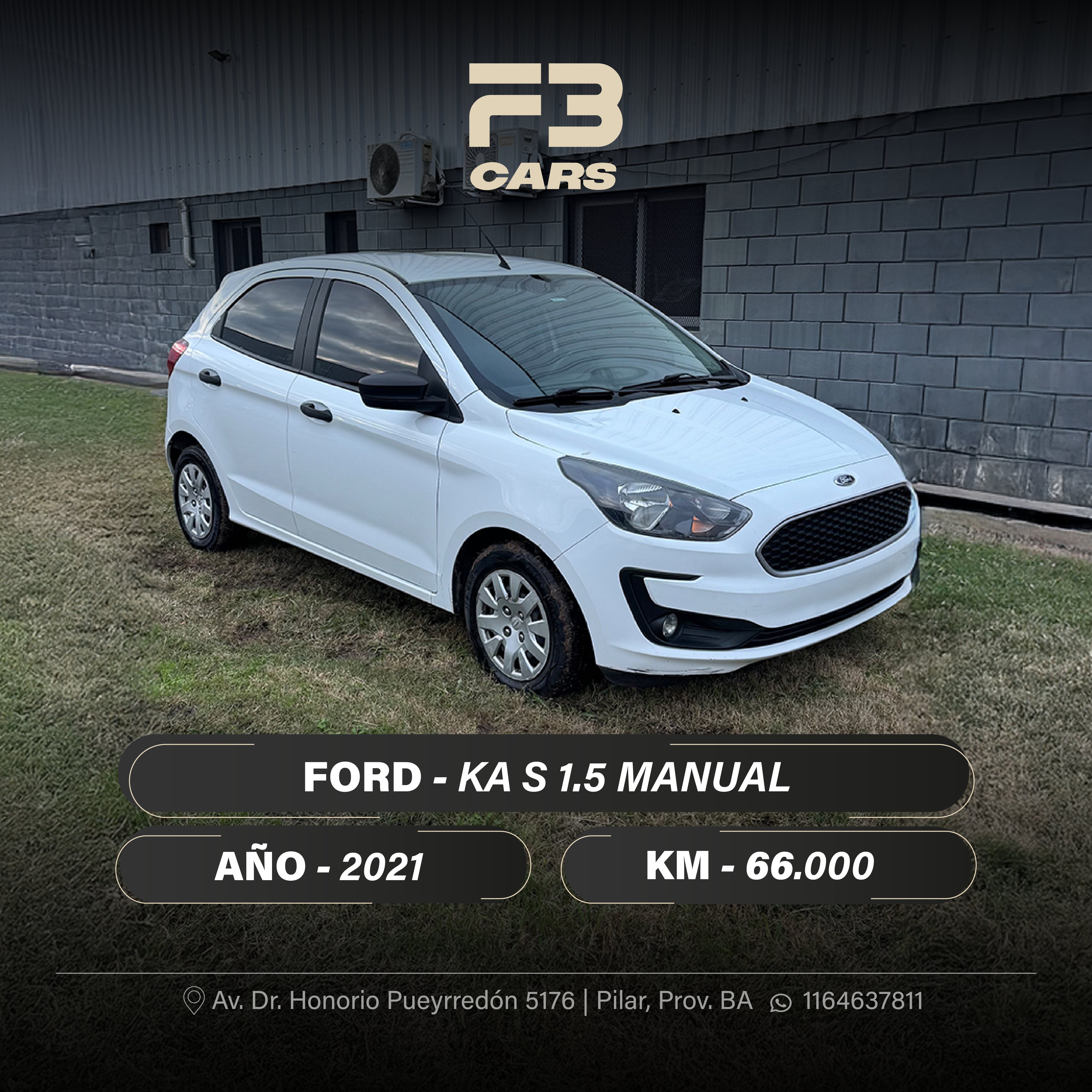 FORD KA S 1.5 MANUAL
