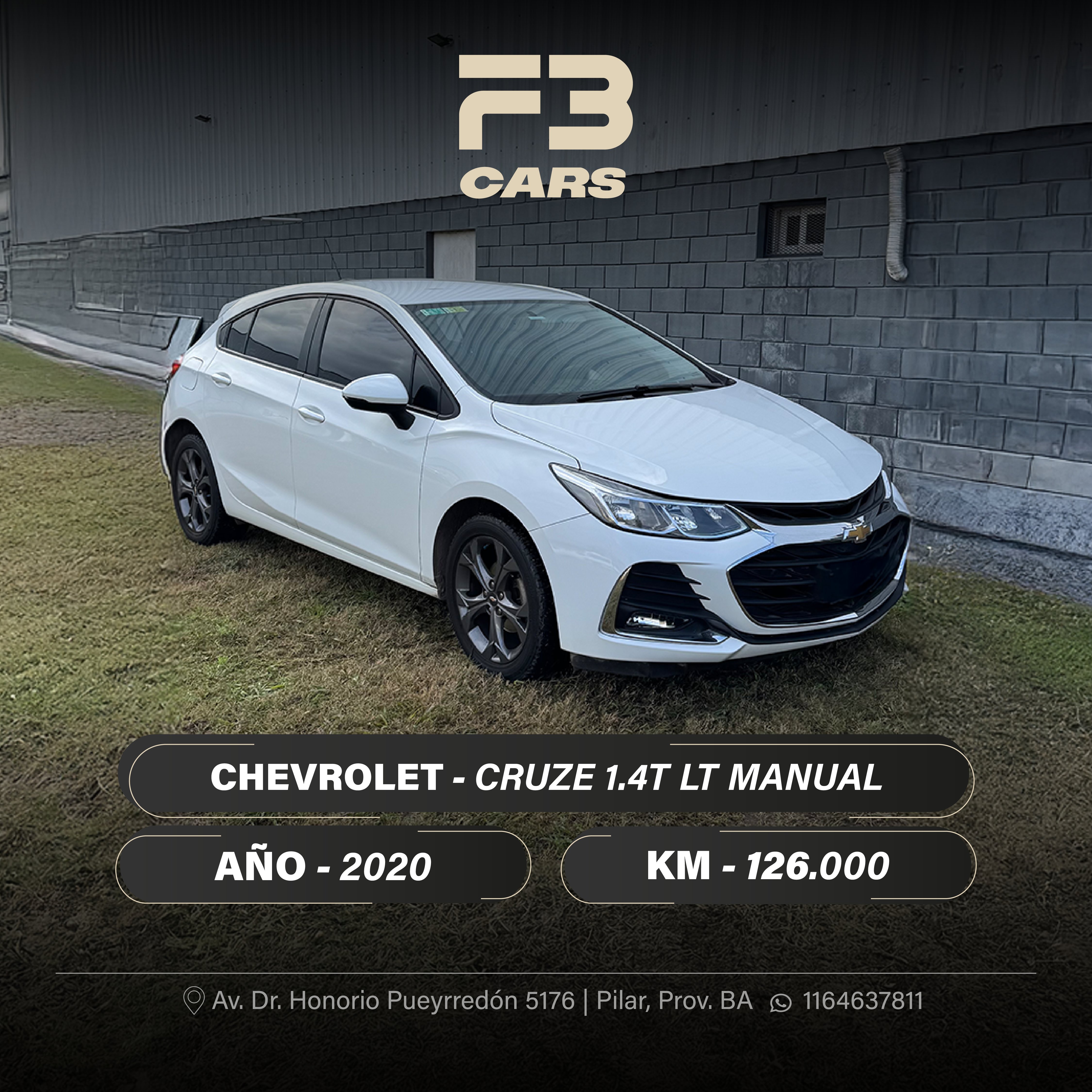CHEVROLET CRUZE LT 1.4T MANUAL