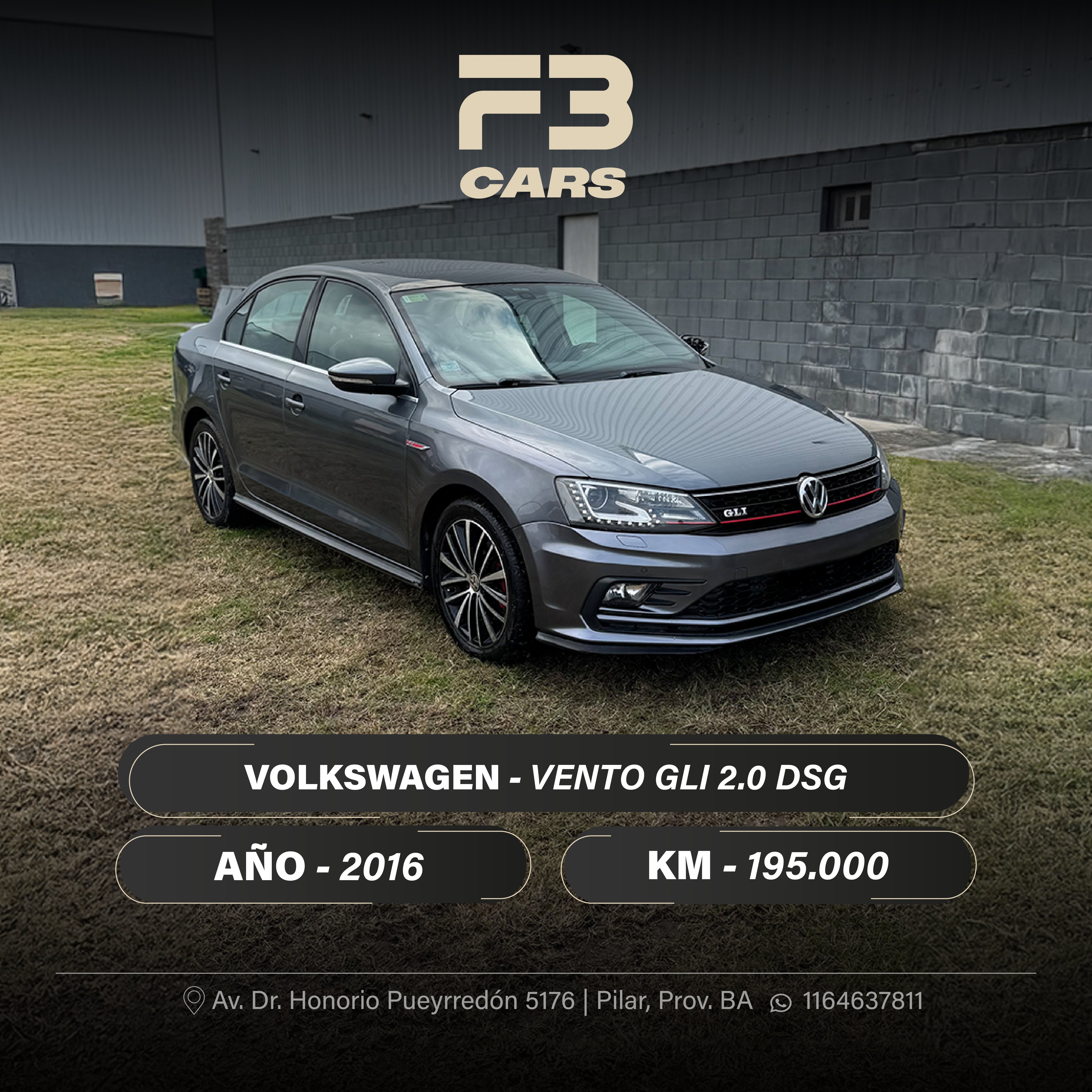 VOLKSWAGEN VENTO GLI 2.0 DSG