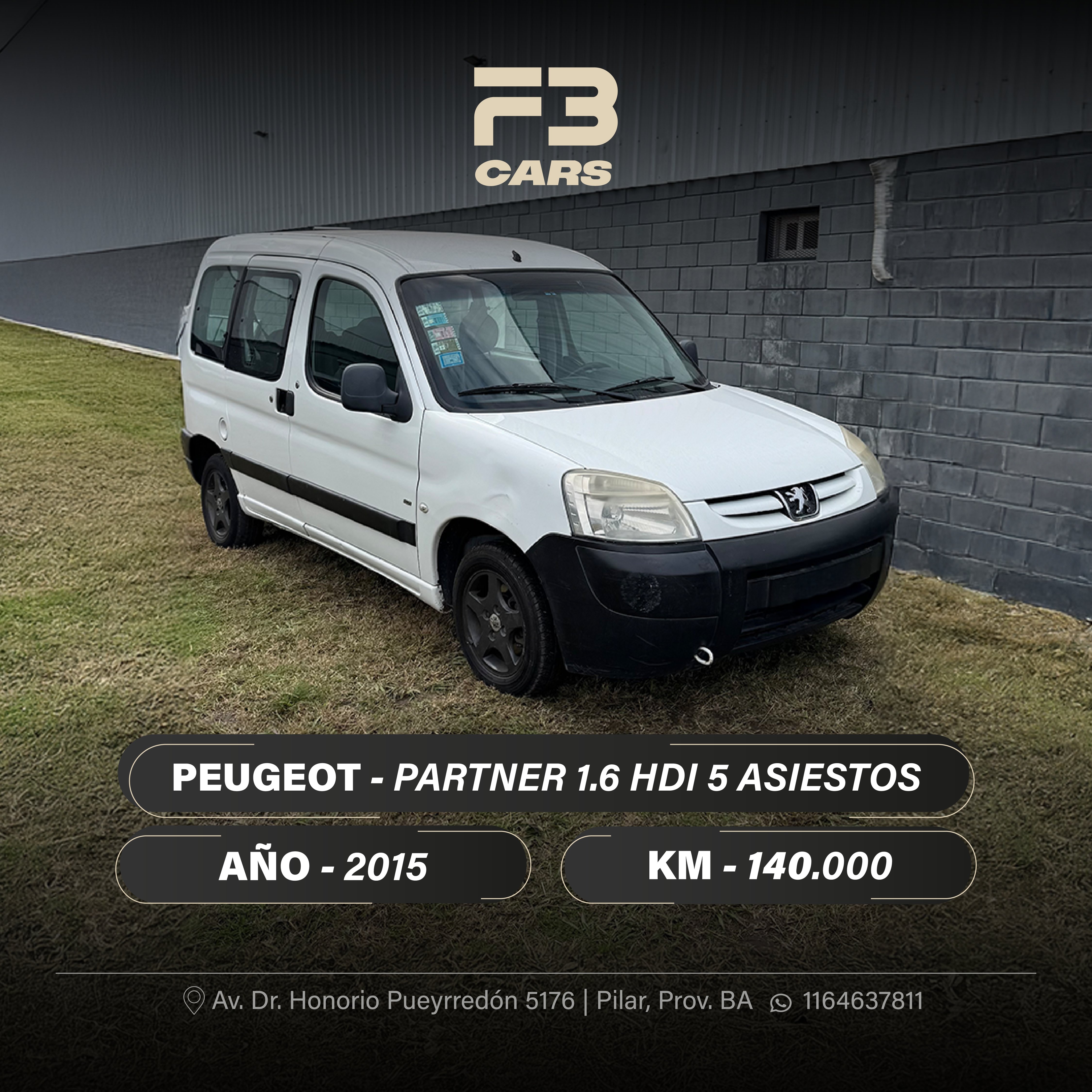PEUGEOT PARTNER 1.6 HDI 5 ASIENTOS
