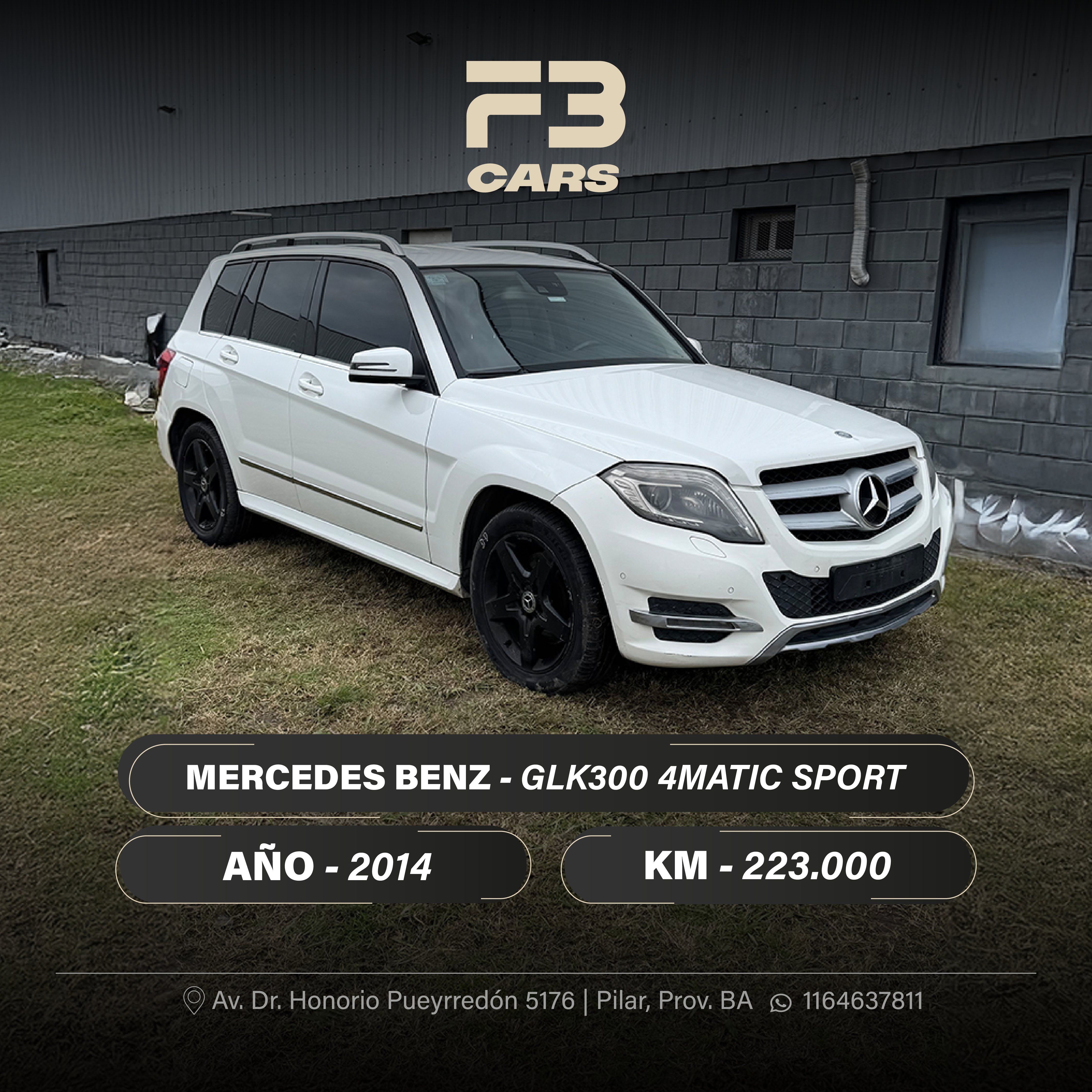 MERCEDES BENZ GLK300 4MATIC SPORT
