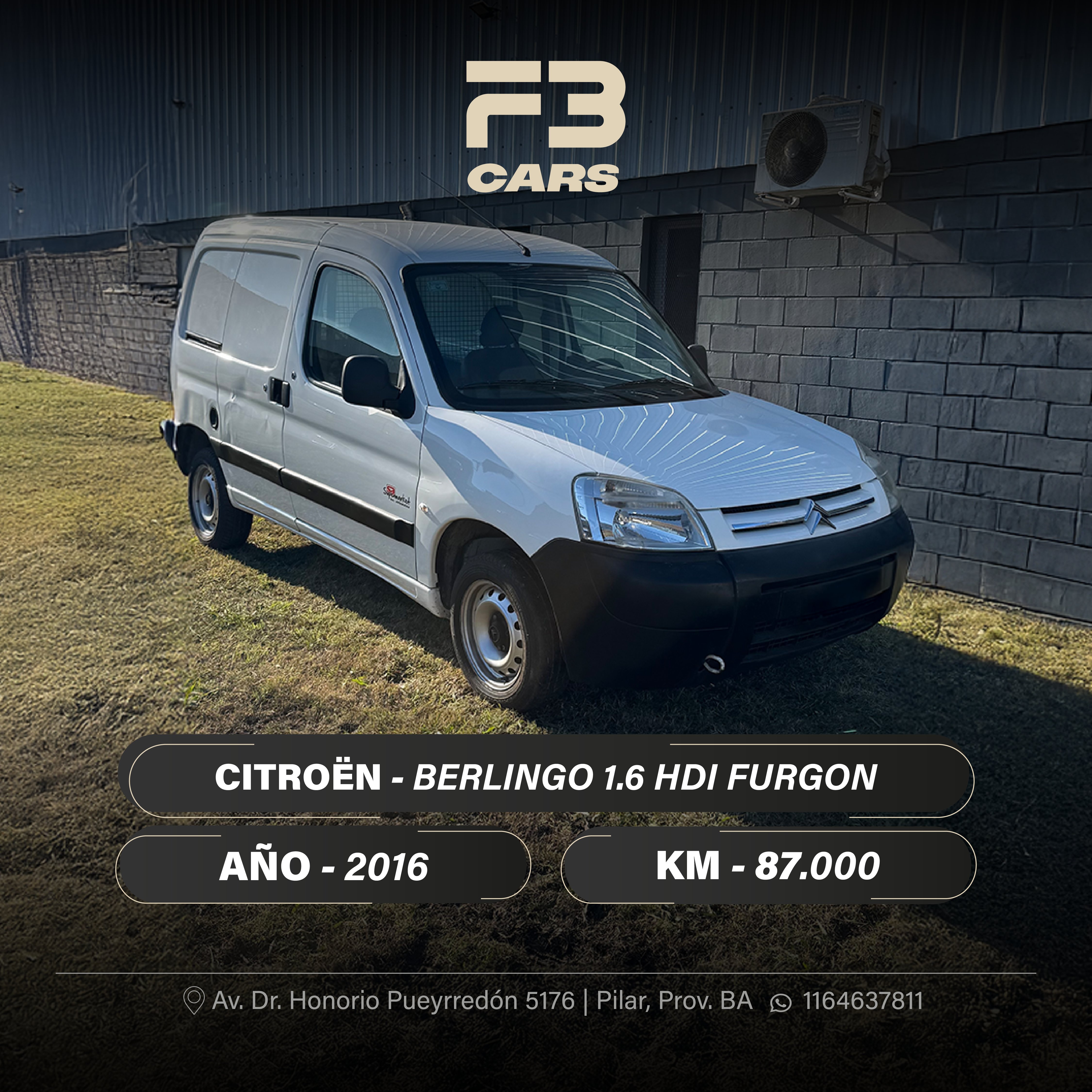 CITROEN BERLINGO 1.6 HDI FURGON