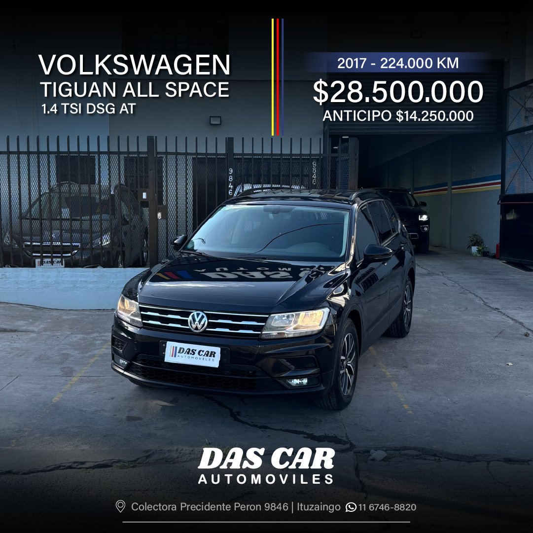 VOLKSWAGEN TIGUAN ALL SPACE 1.4 TSI DSG AT