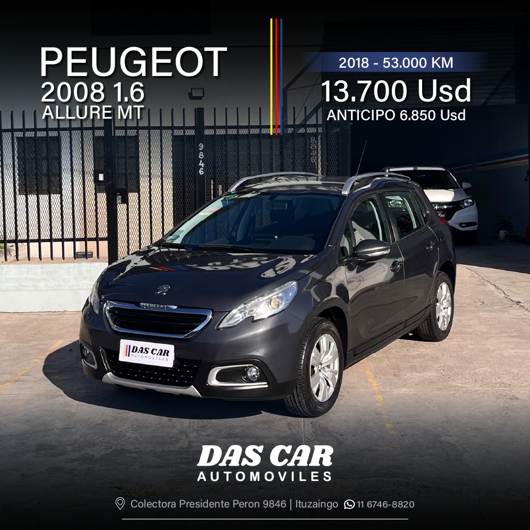 PEUGEOT 2008 1.6 ALLURE MT