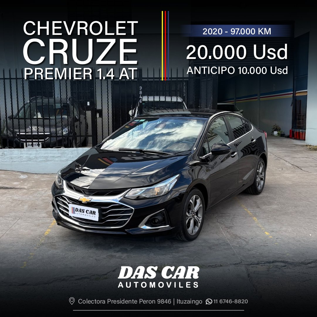 CHEVROLET CRUZE PREMIER 1.4 AT