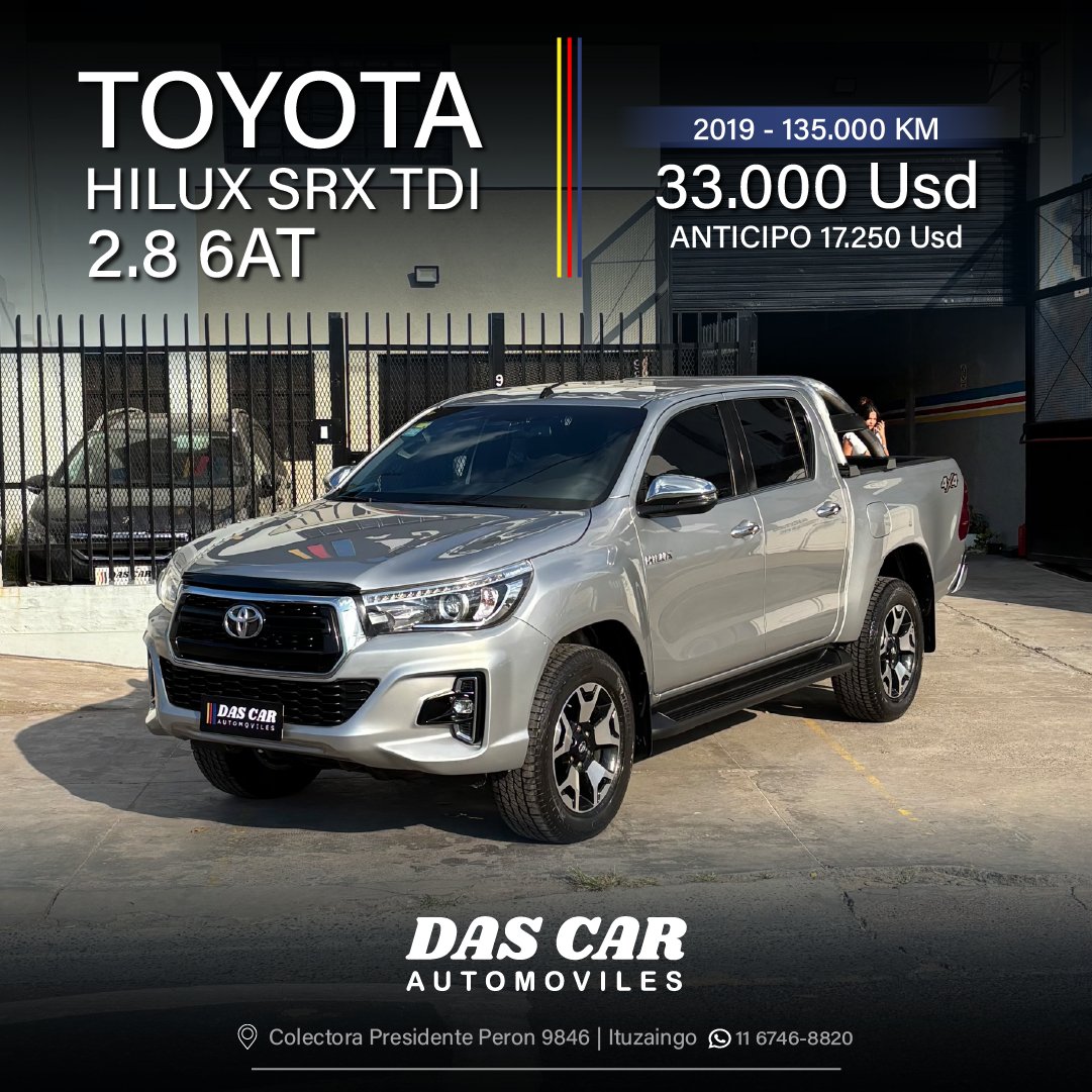 TOYOTA HILUX SRX TDI 2.8 6AT