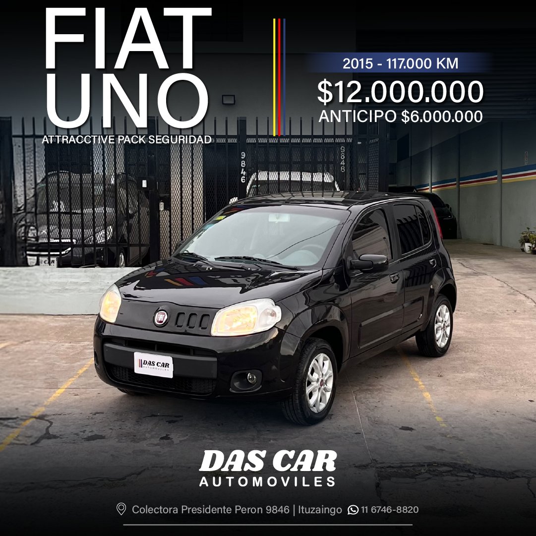 FIAT UNO ATTRACCTIVE PACK SEGURIDAD