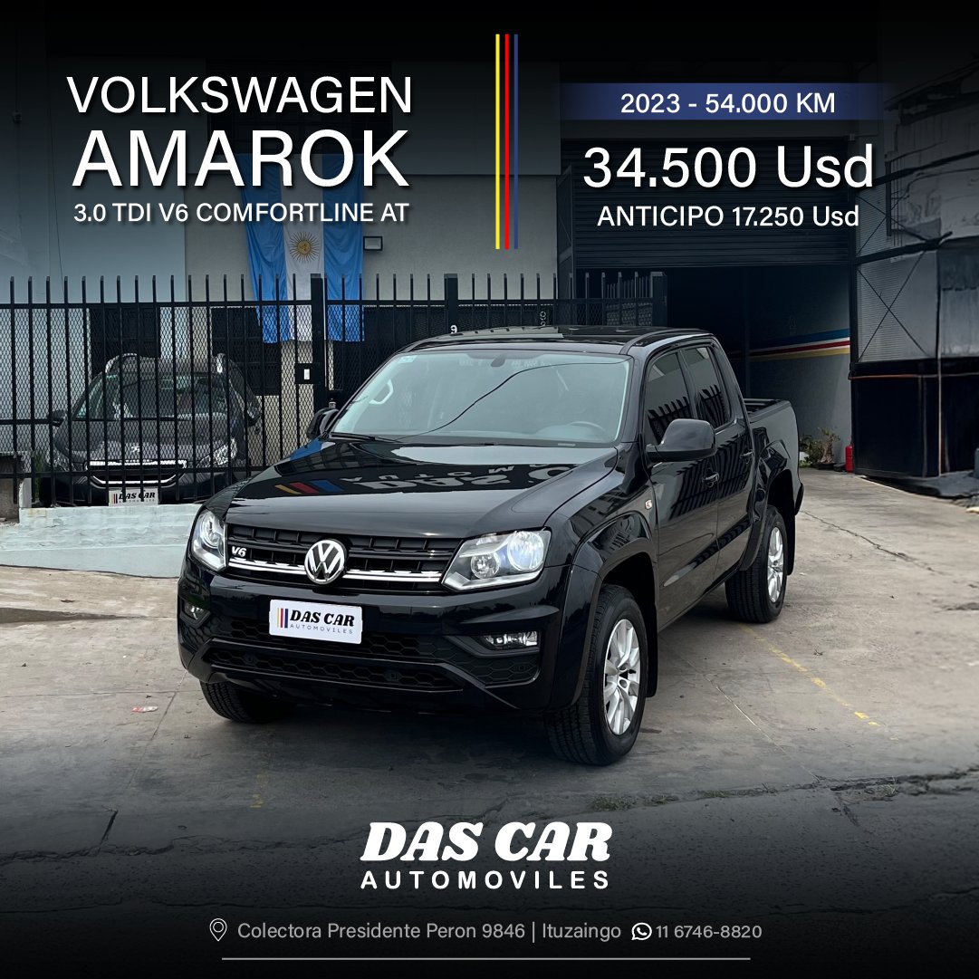 VOLKSWAGEN AMAROK 3.0 TDI V6 COMFORTLINE AT