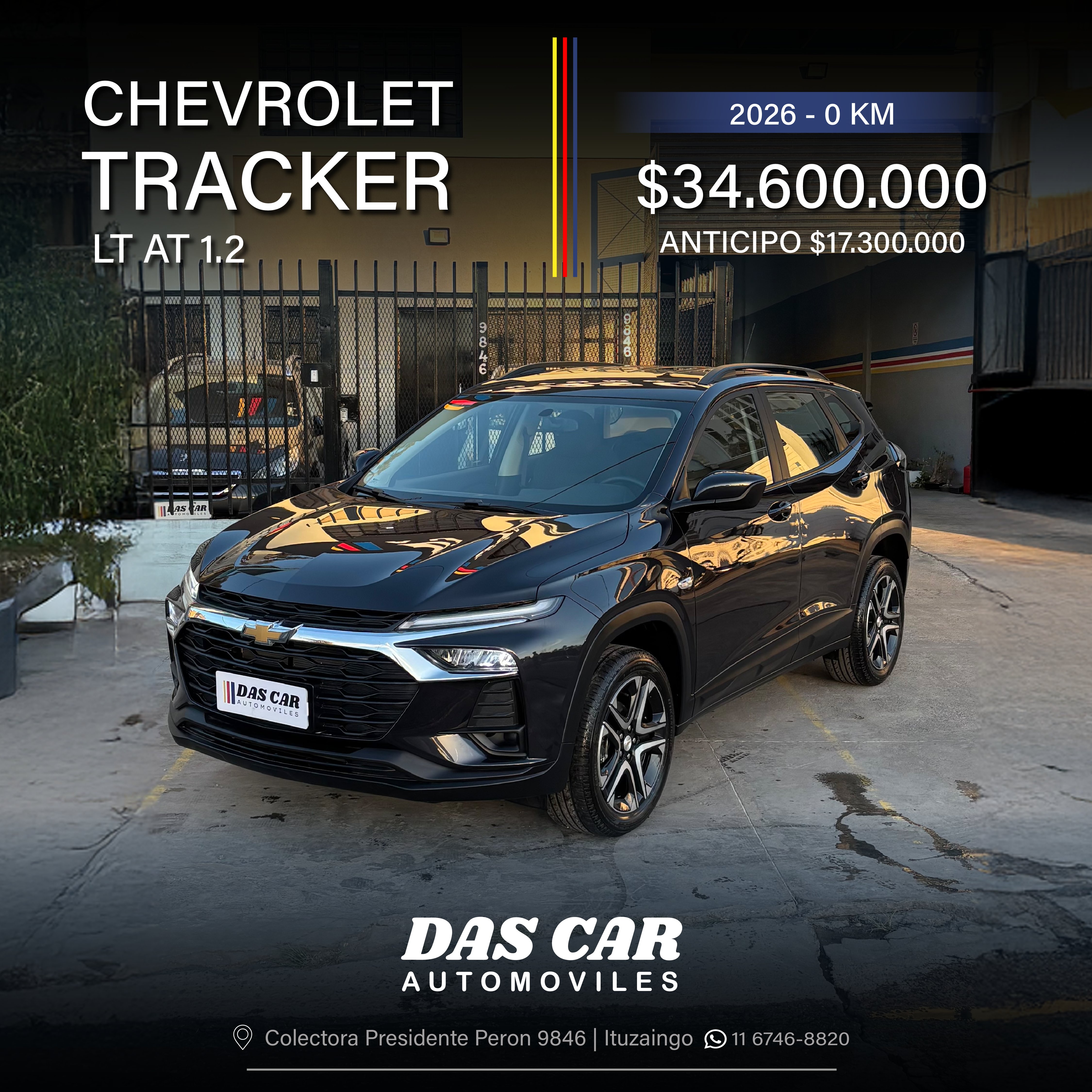 CHEVROLET TRACKER LT AT 1.2