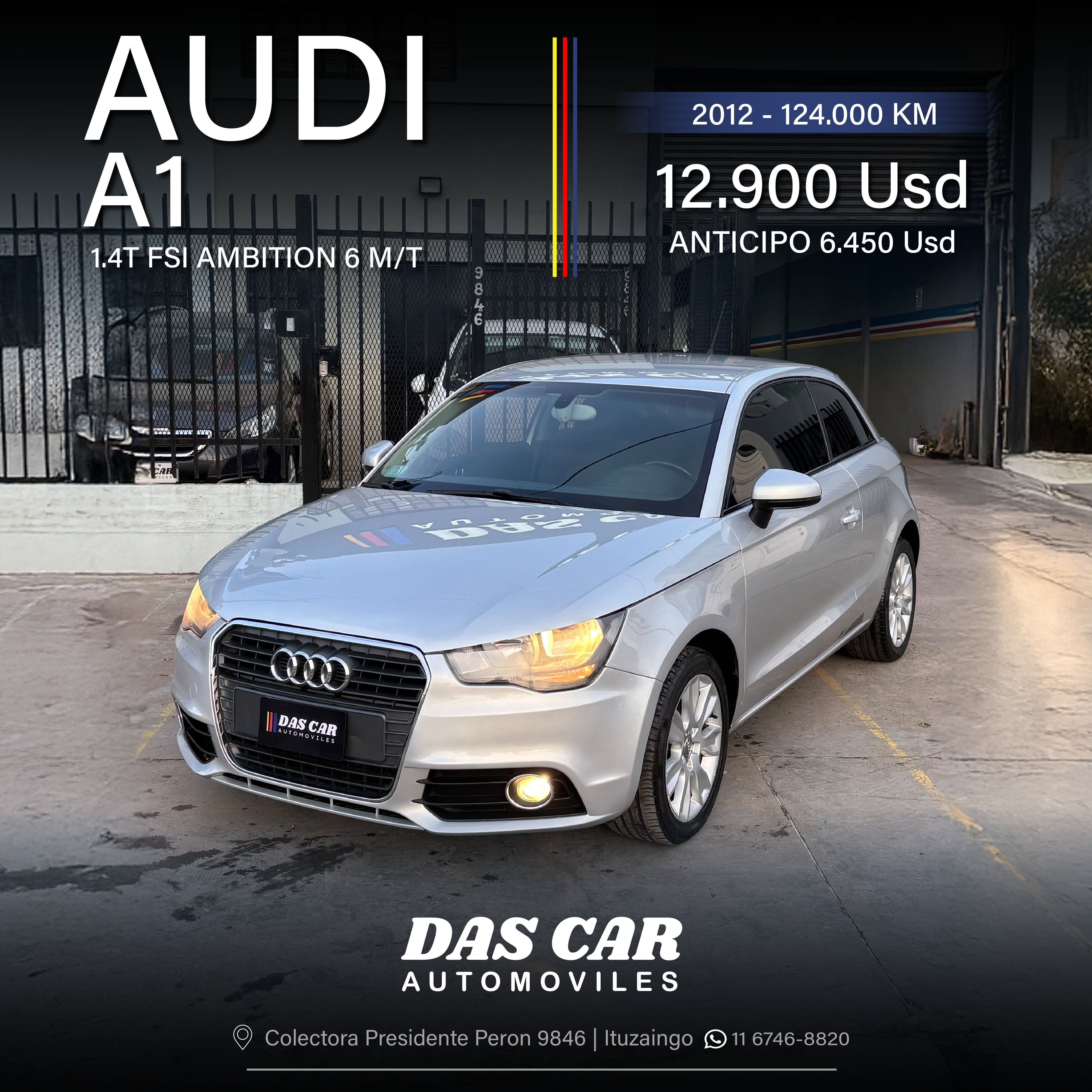 AUDI A1 1.4T FSI AMBITION 6 M/T