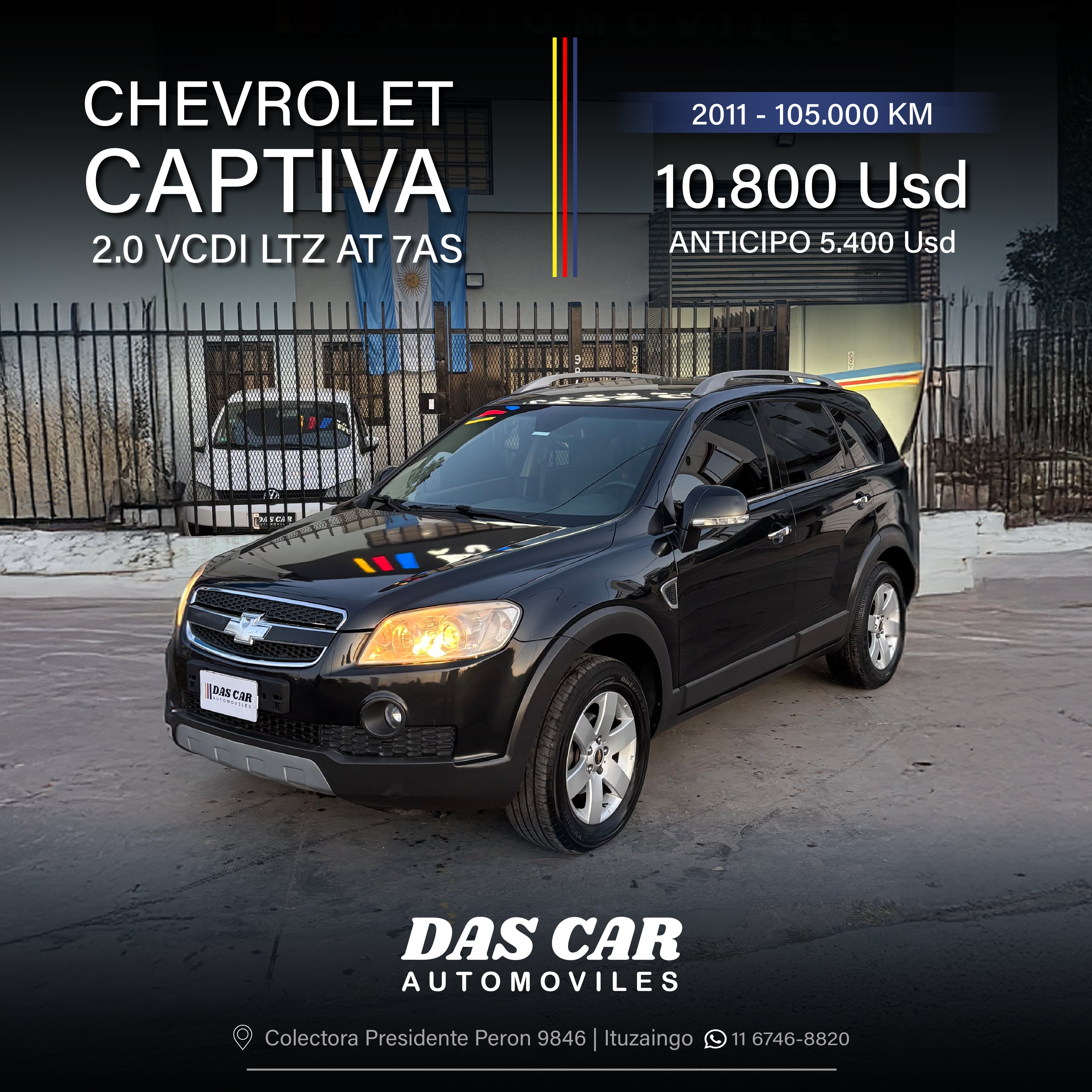 CHEVROLET CAPTIVA 2.0 VCDI LTZ AT 7AS