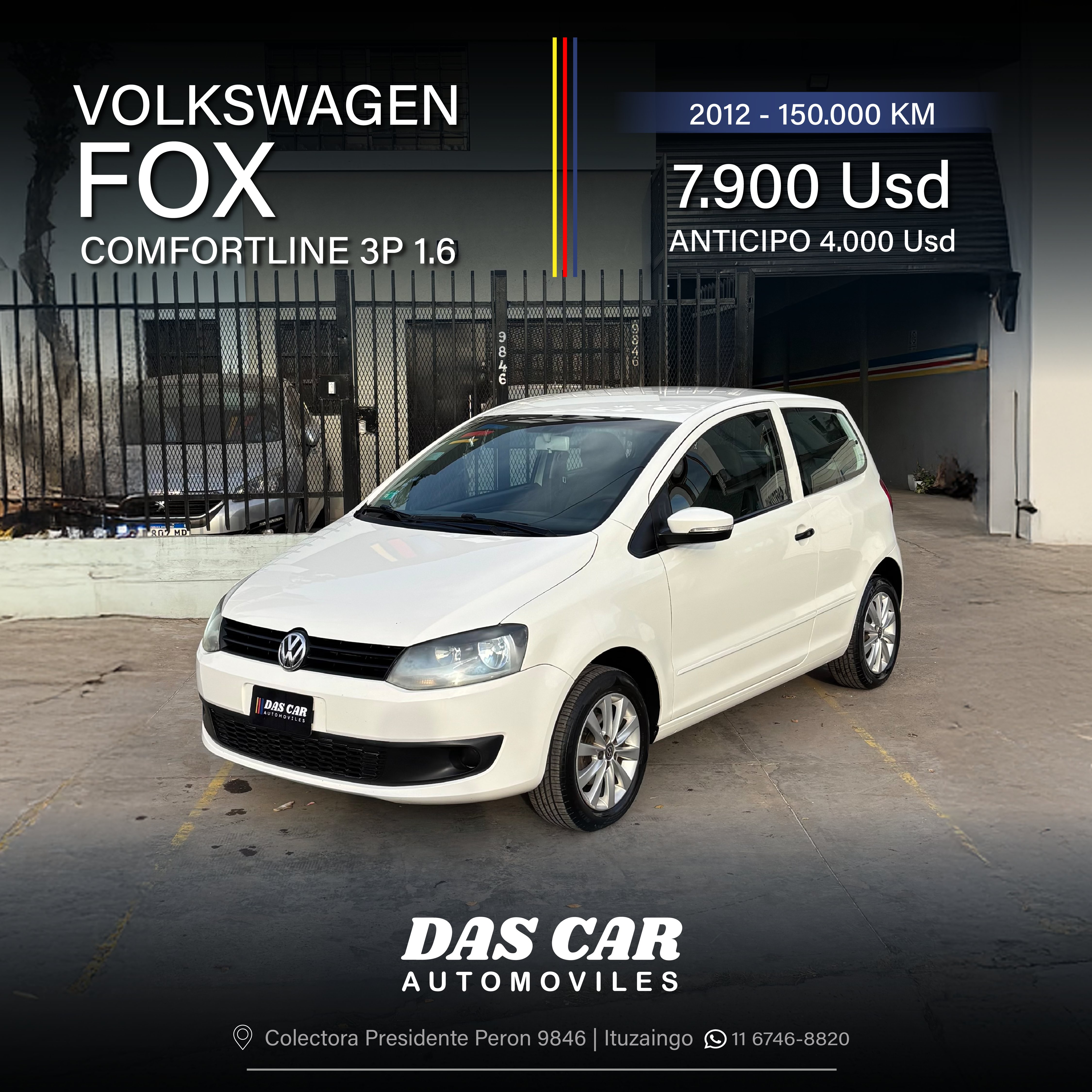 VOLKSWAGEN FOX COMFORTLINE 3P 1.6