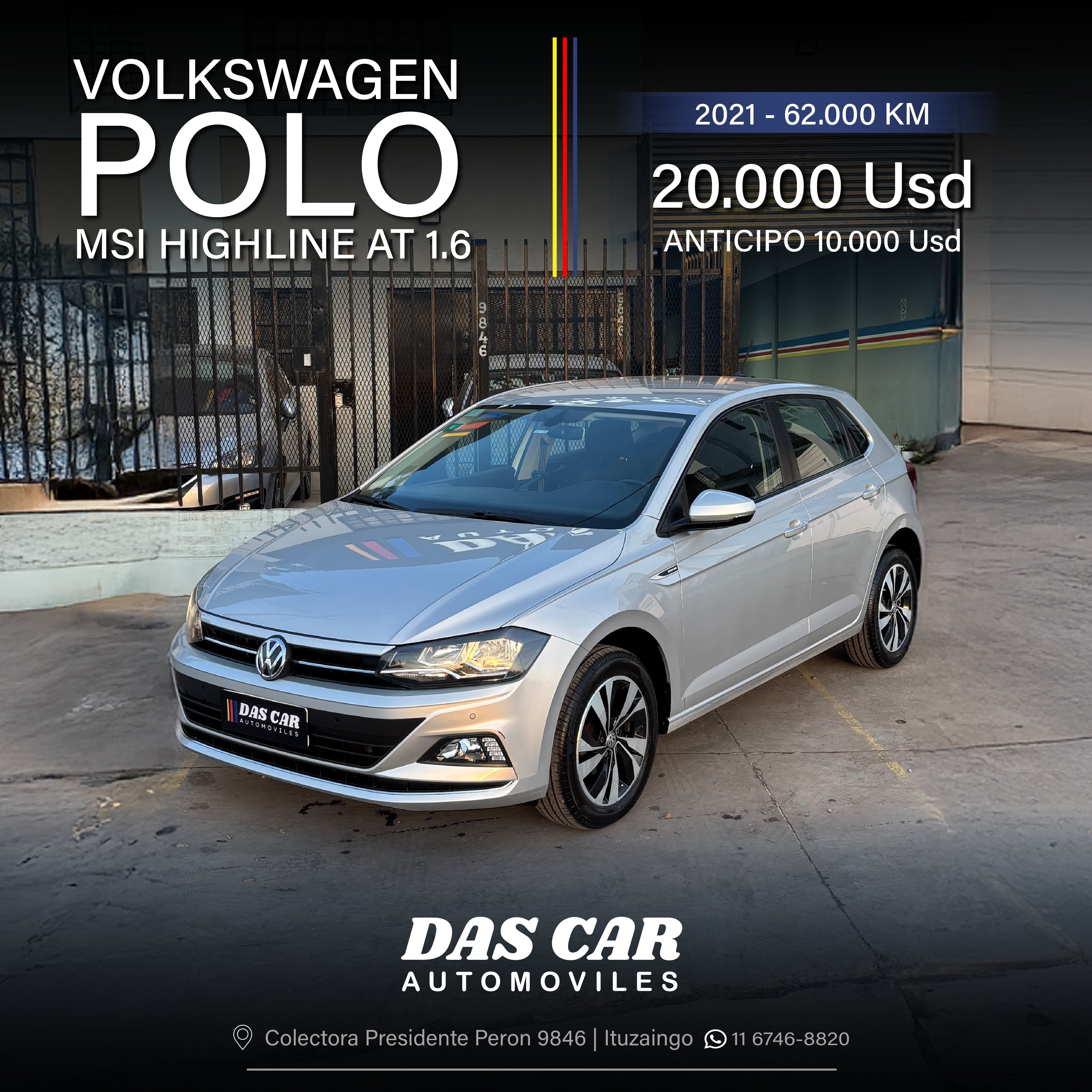 VOLKSWAGEN POLO MSI HIGHLINE AT 1.6