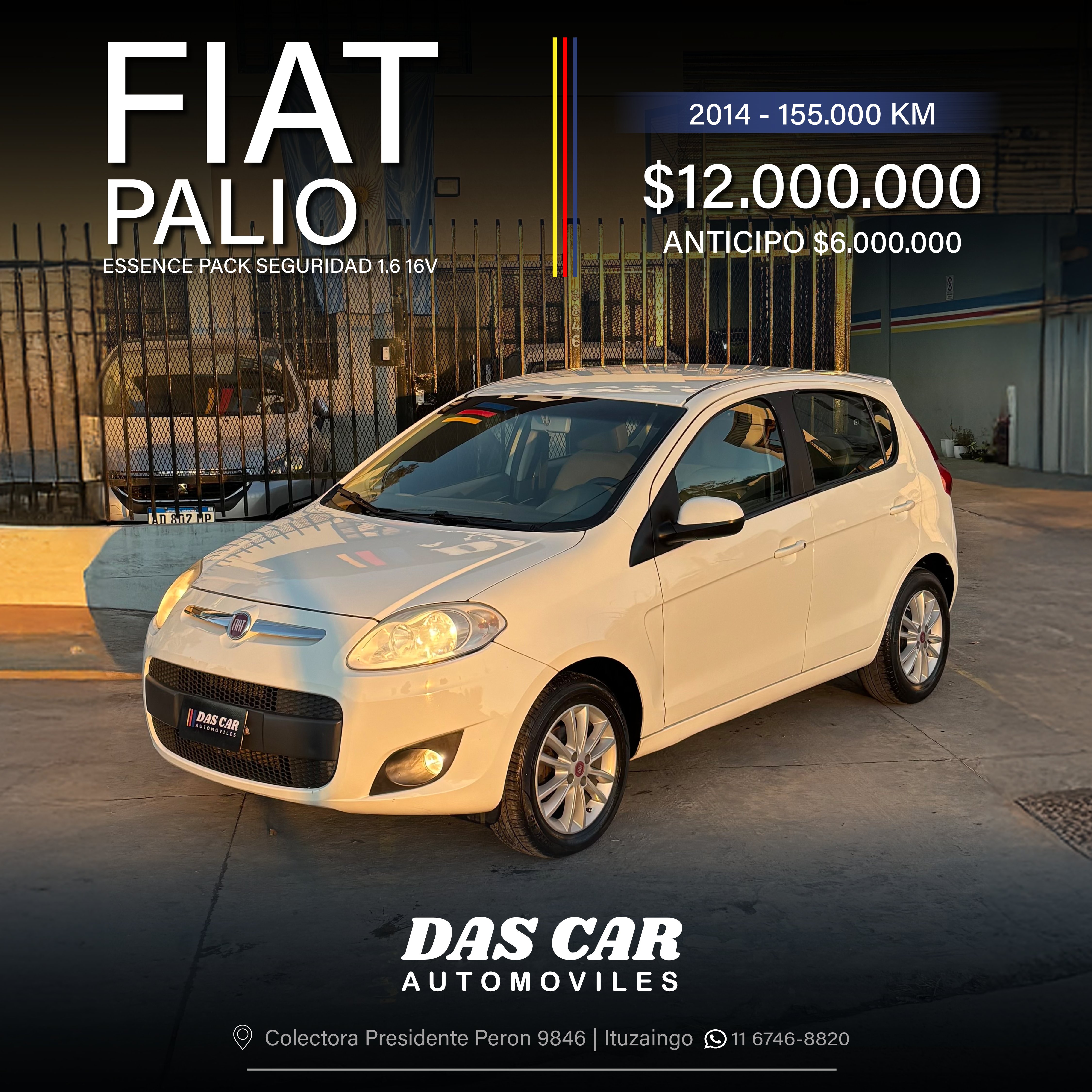 FIAT PALIO ESSENCE PACK SEGURIDAD 1.6 16V