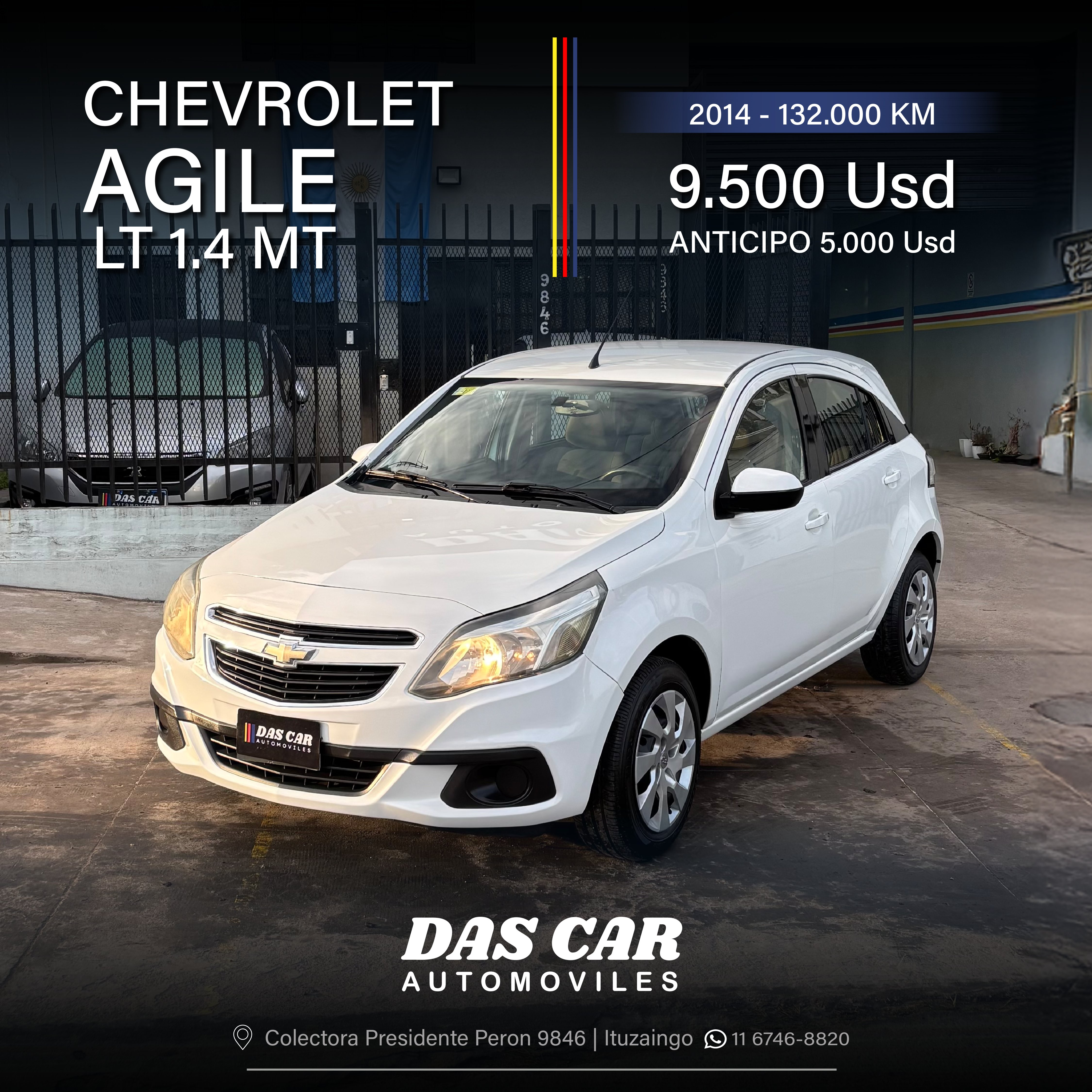 CHEVROLET AGILE LT 1.4 MT