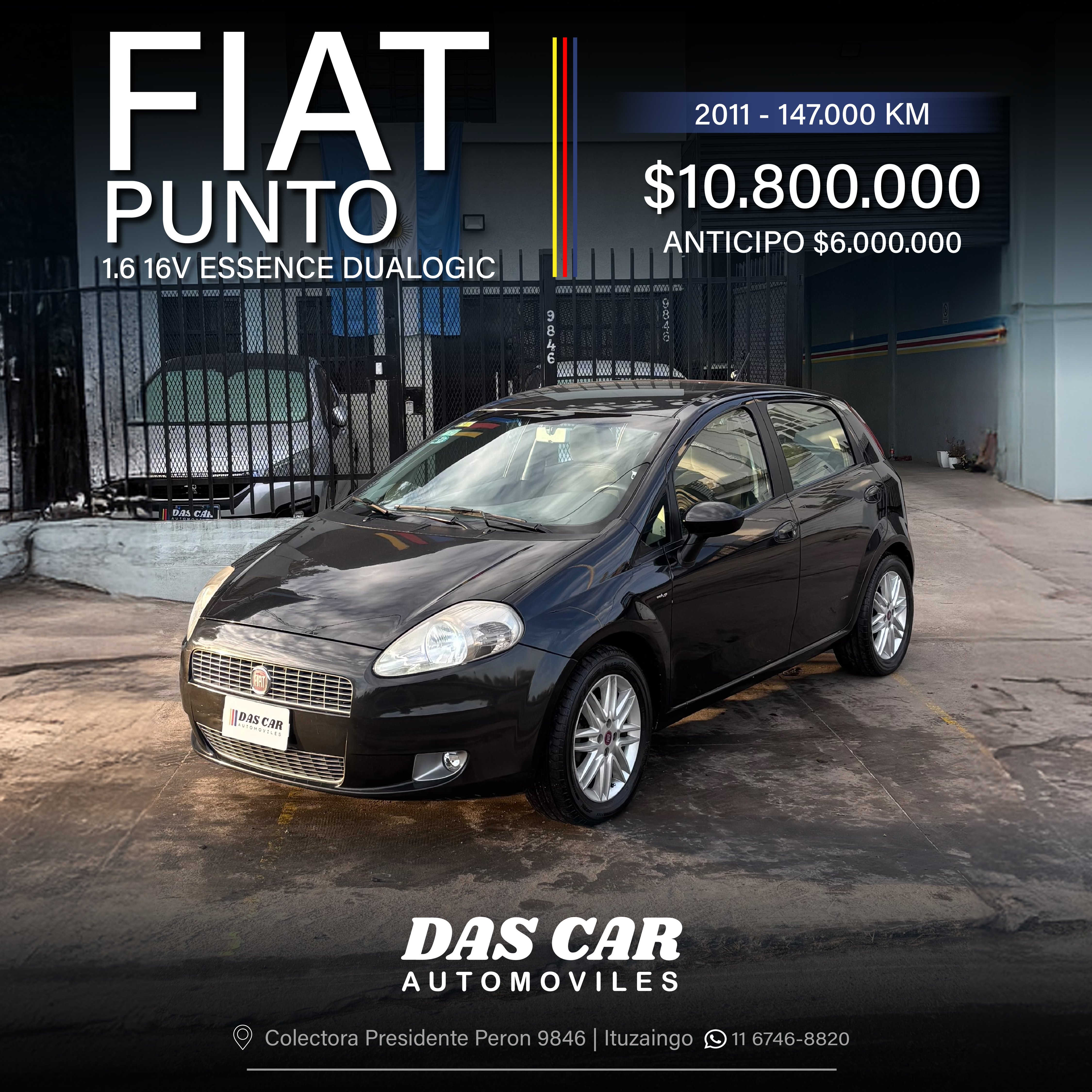 FIAT PUNTO 1.6 16V ESSENCE DUALOGIC