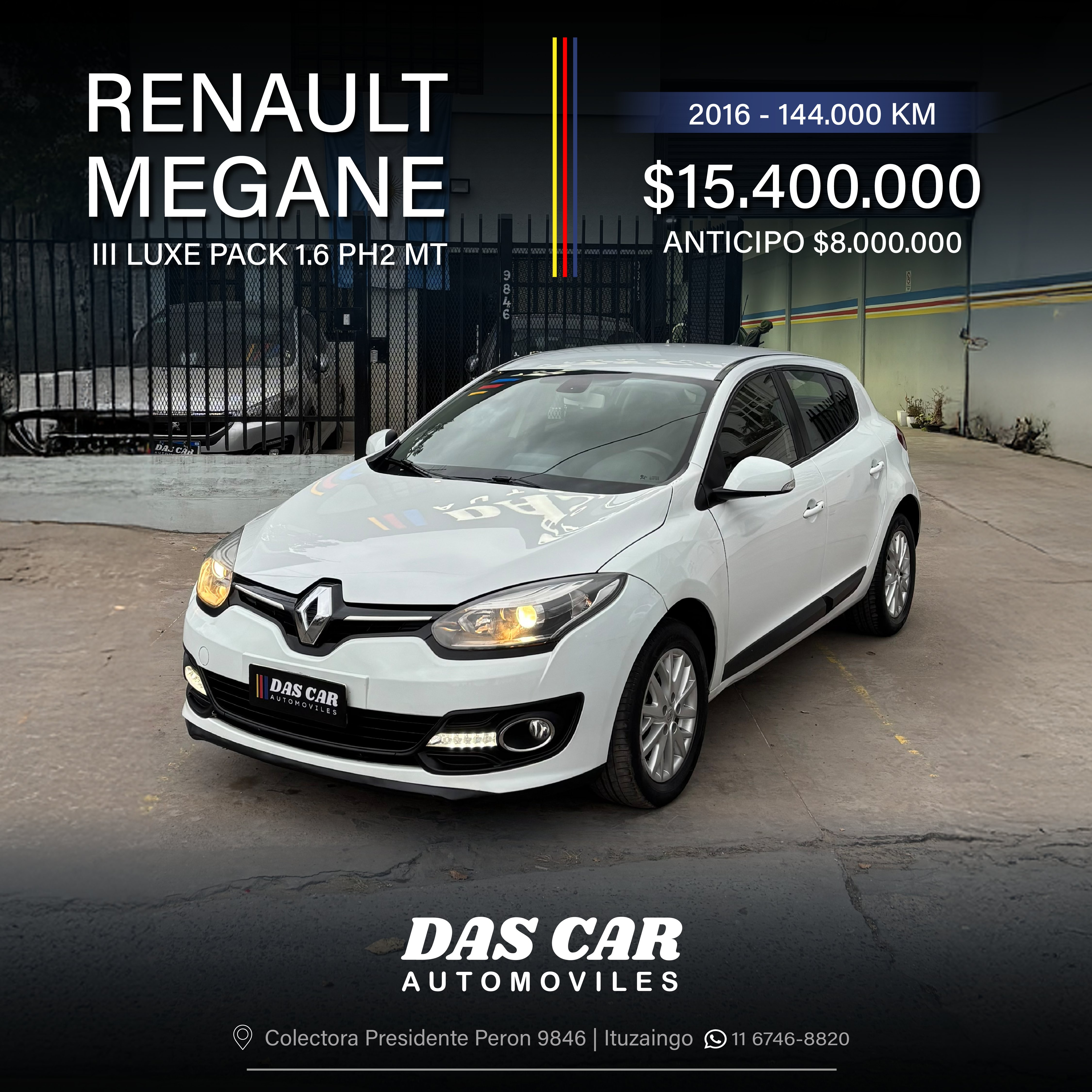 RENAULT MEGANE III LUXE PACK 1.6 PH2 MT
