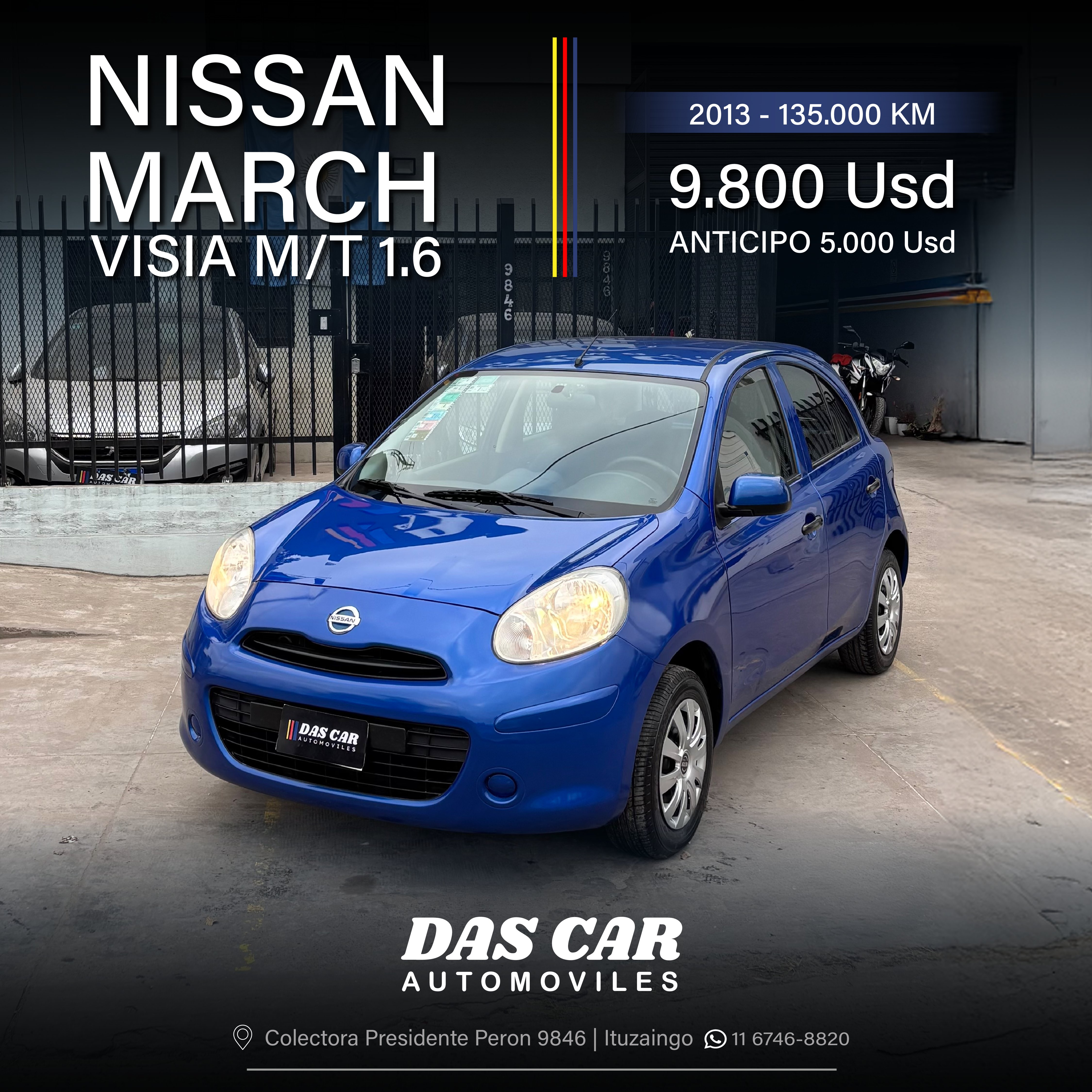 NISSAN MARCH VISIA M/T 1.6