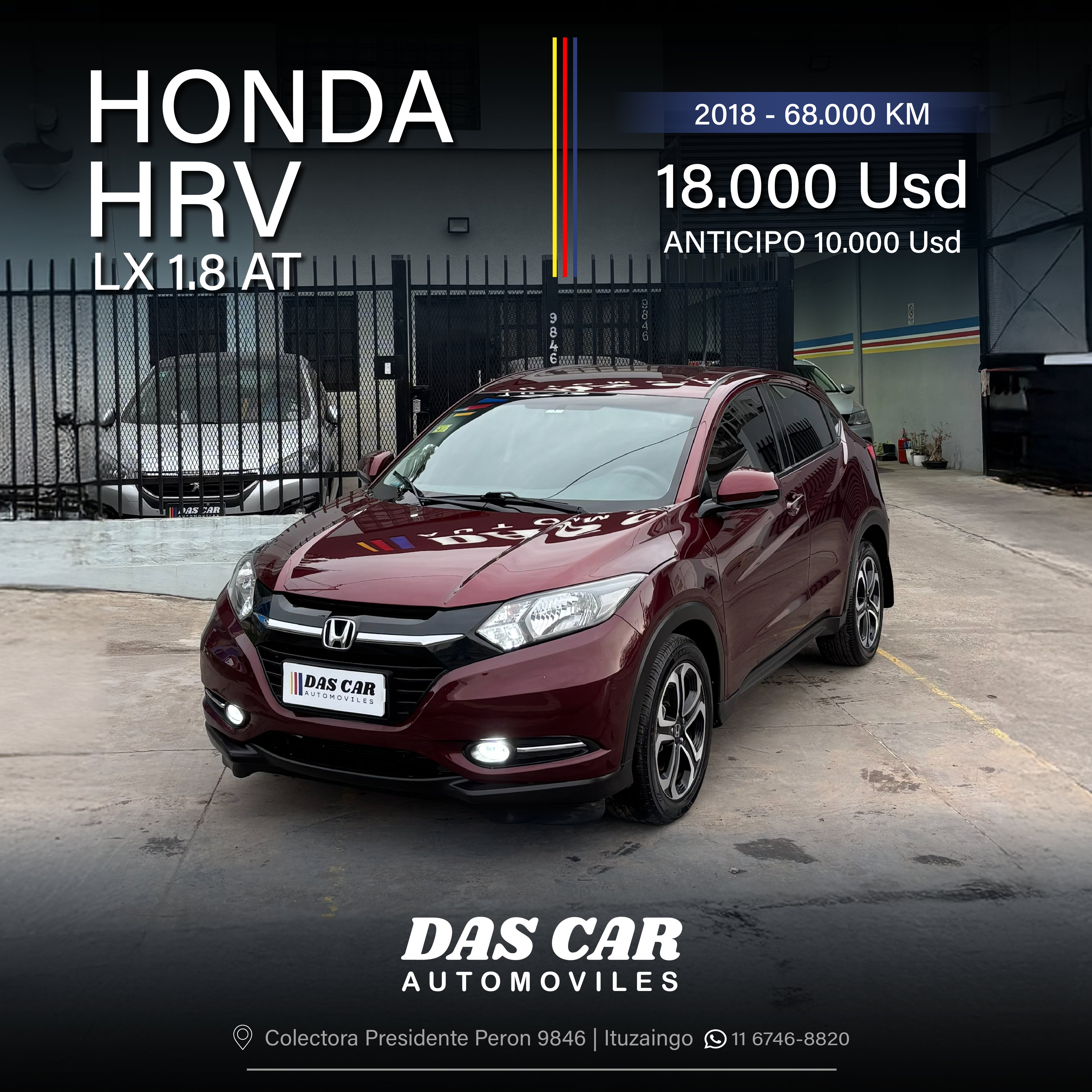 HONDA HRV LX 1.8 AT
